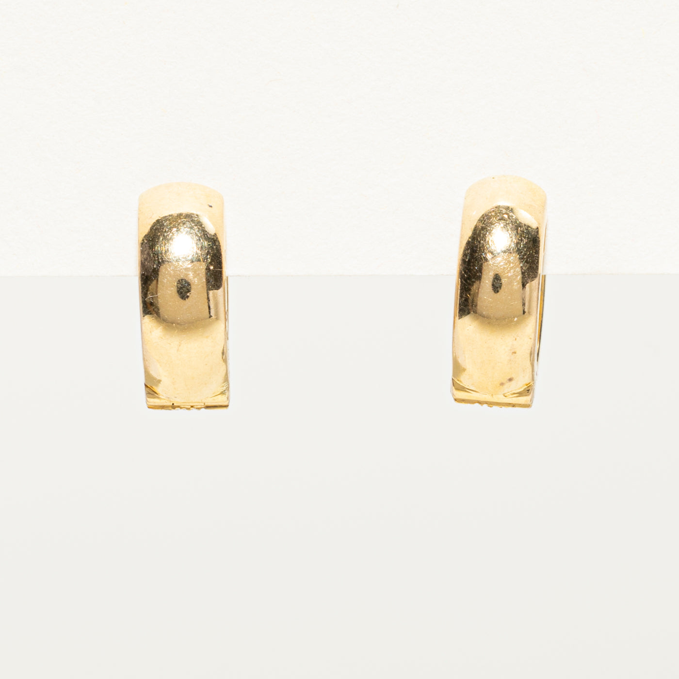 Pavé Set Diamond Huggie Earrings | 0.59ctw