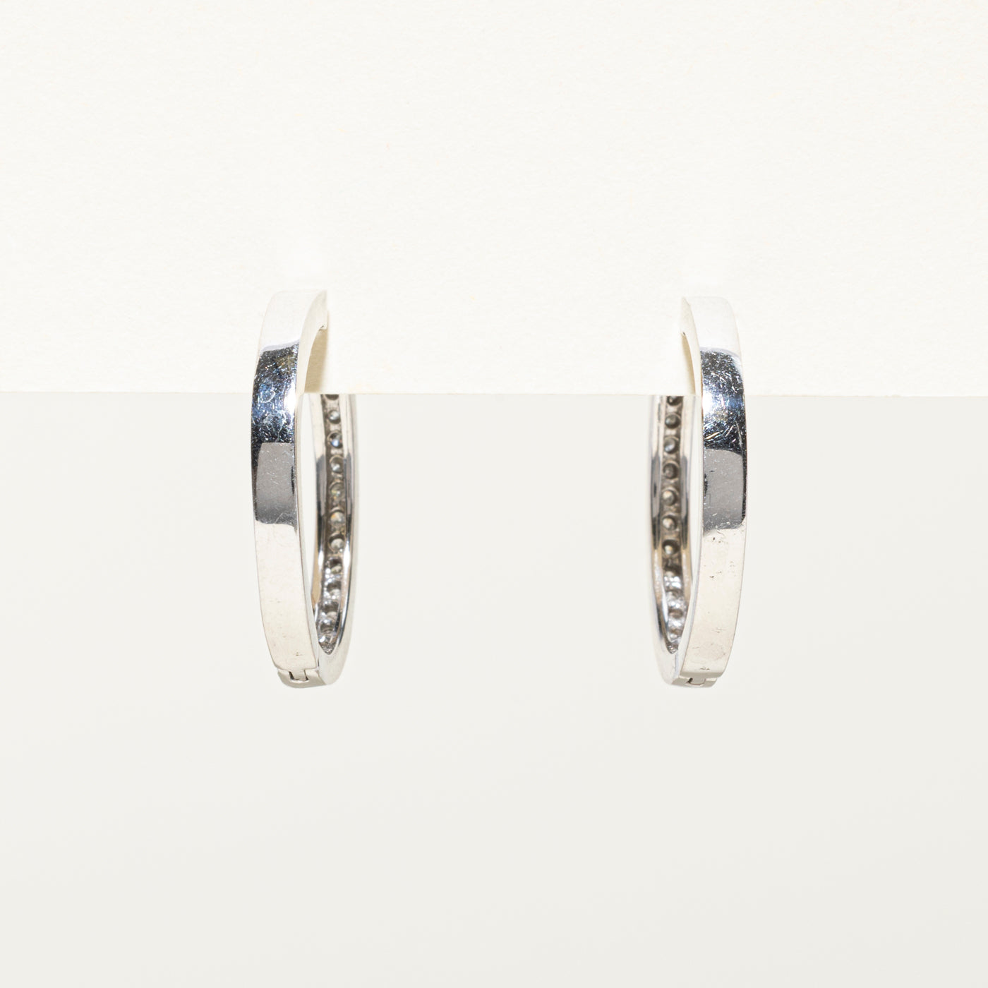 Diamond Hoop Earrings | 0.28ctw
