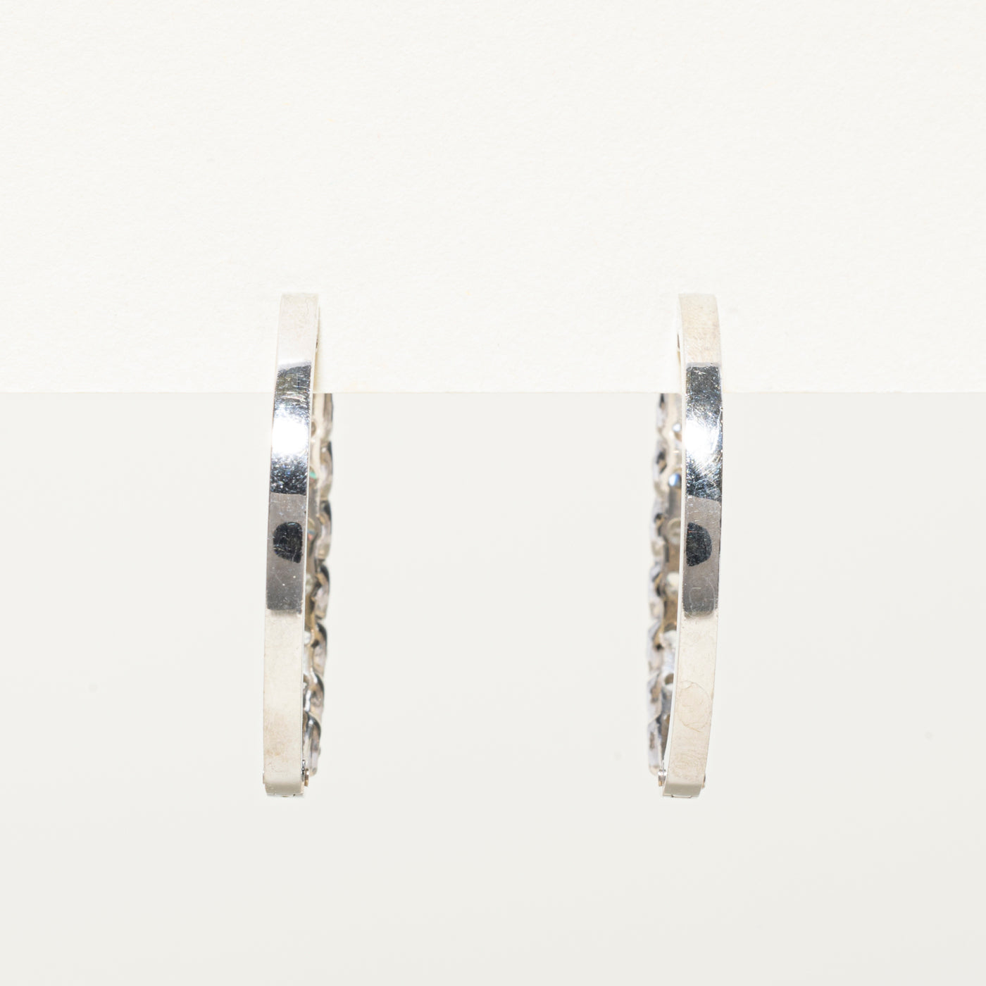 Diamond Hoop Earrings | 1.12ctw