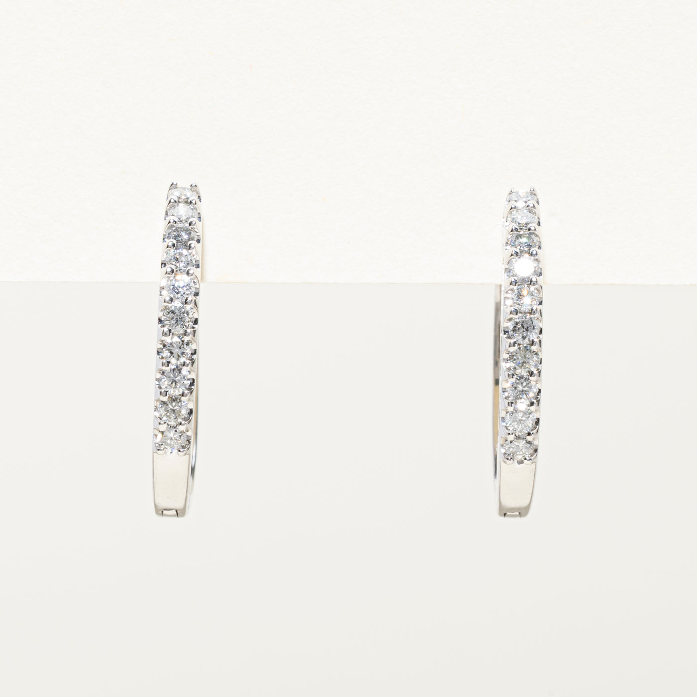 Diamond Hoop Earrings | 0.44ctw