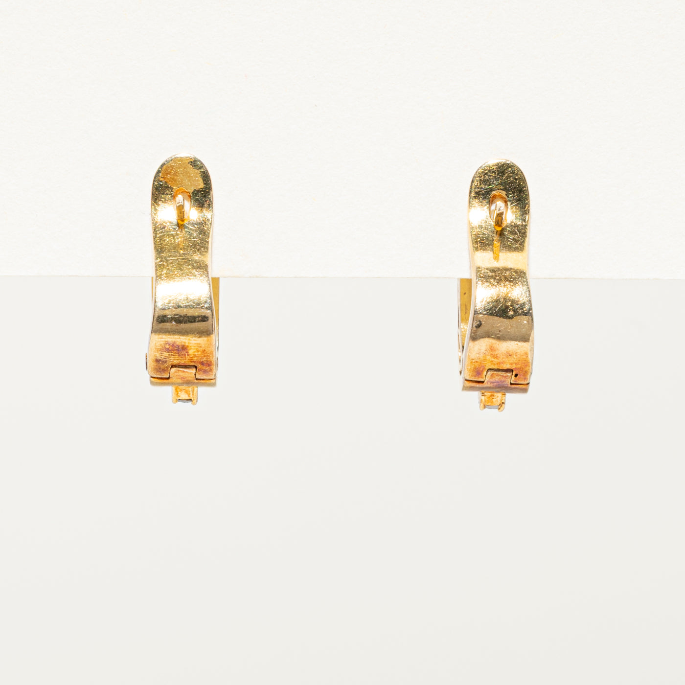 Diamond Half Huggie Earrings | 0.28ctw