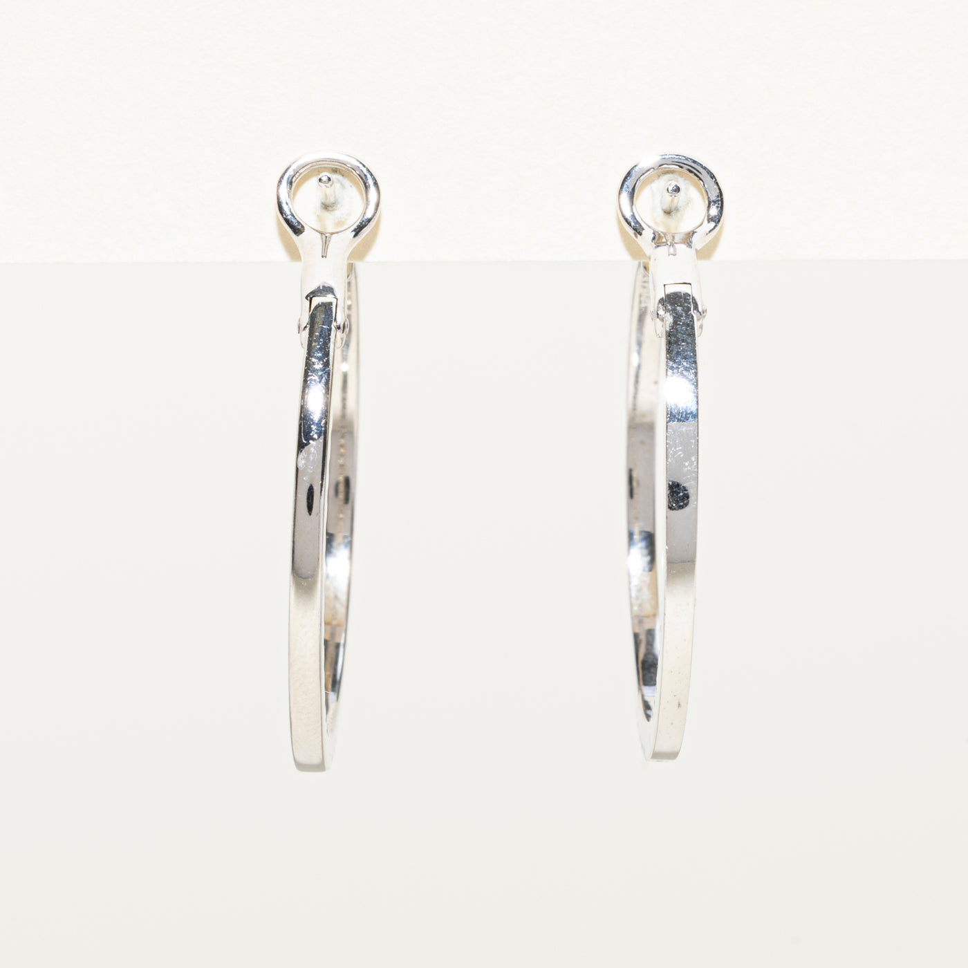 Diamond Large Hoop Earrings | 0.76ctw