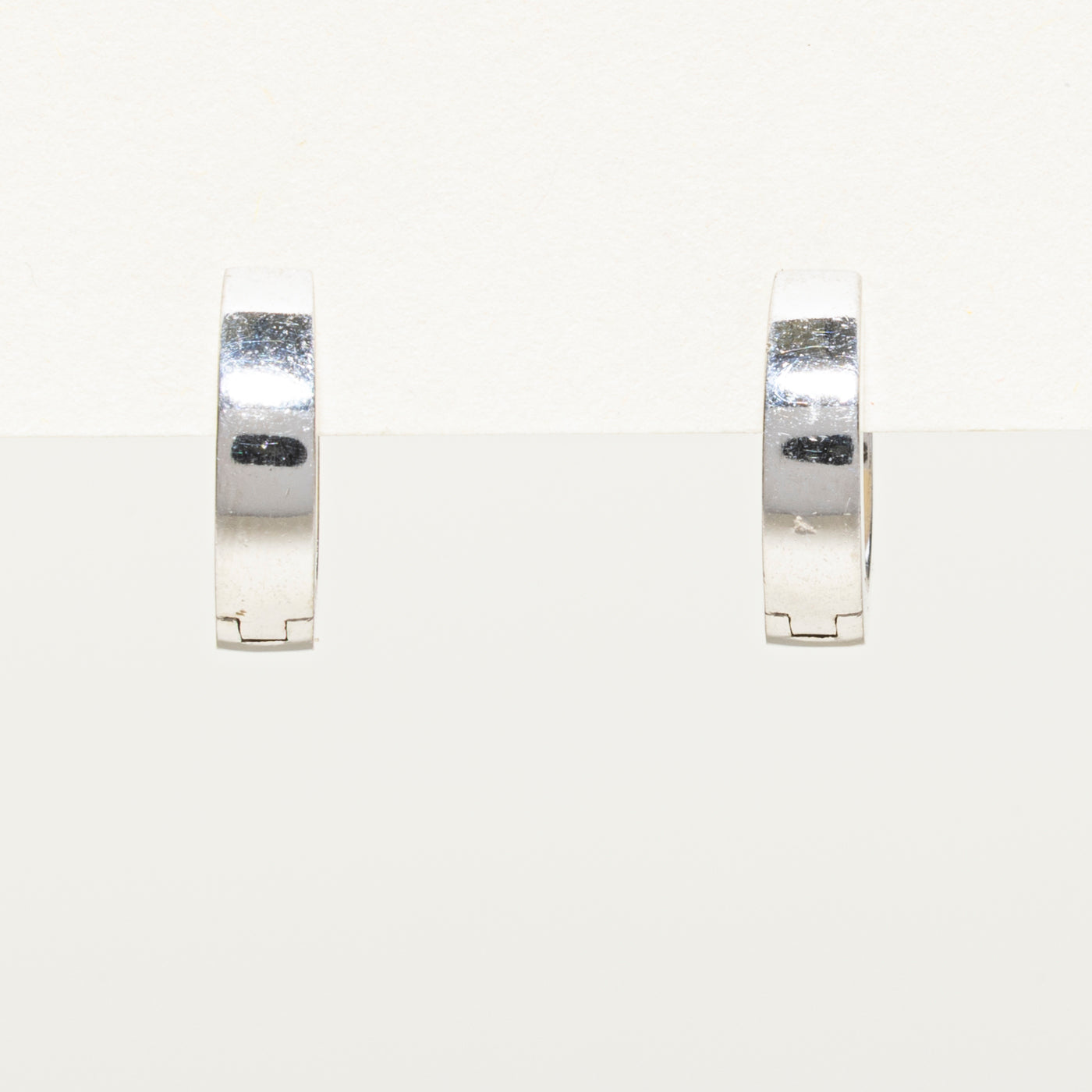 Channel Set Diamond Huggie Earrings | 0.42ctw