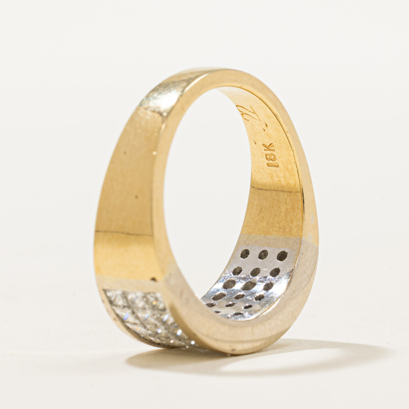 18K Invisible Set Diamond Ring | 1.30ctw | SZ 5.5