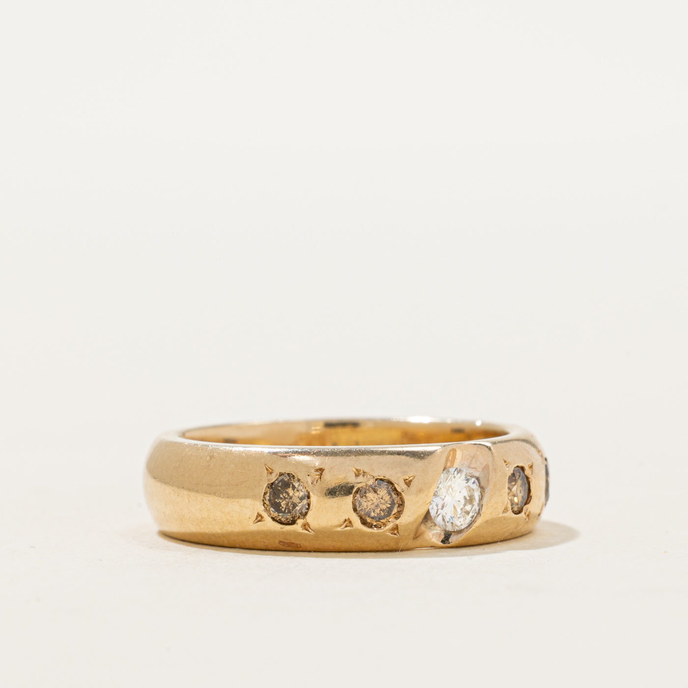 10K Five Stone Diamond Band | 0.34ctw | SZ 5.75