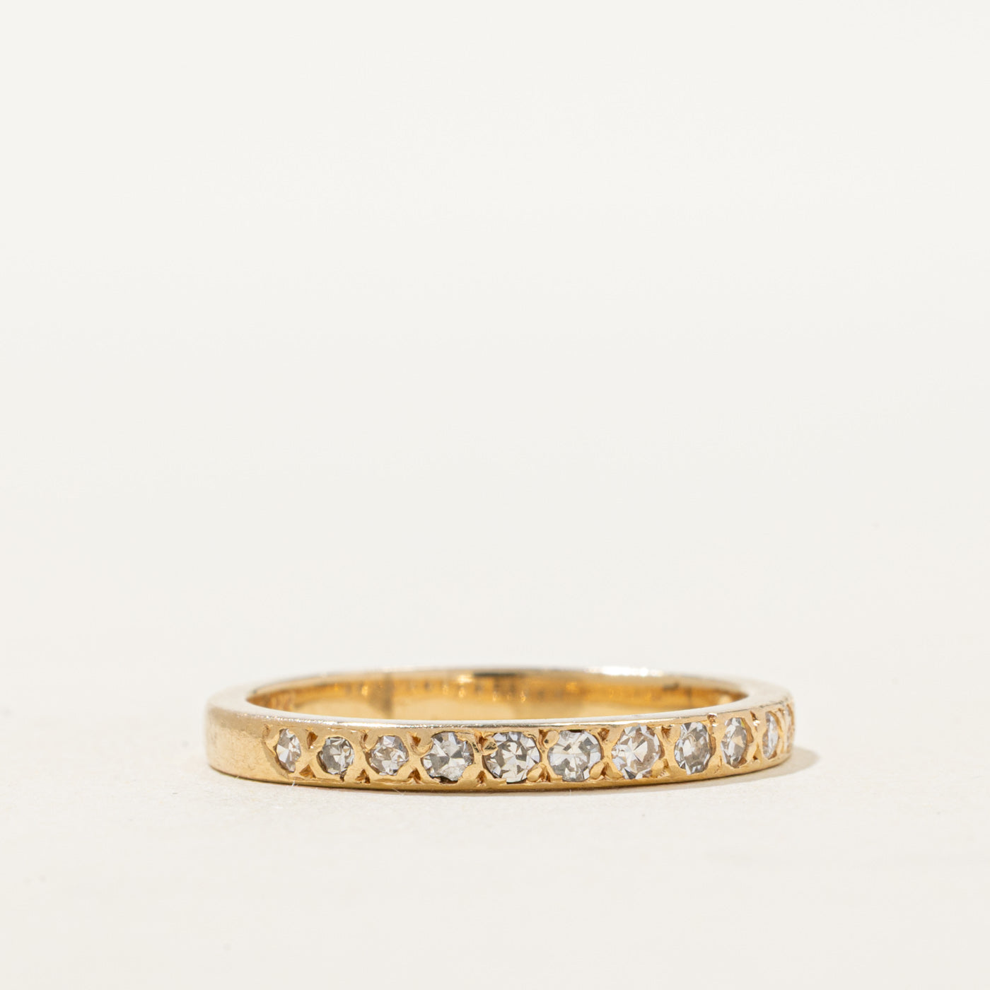 14K Semi Eternity Diamond Band | 0.30ctw | SZ 7.75
