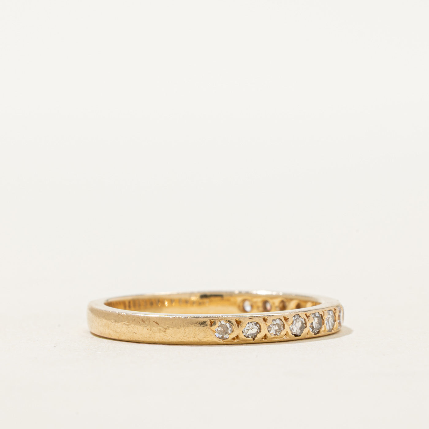 14K Semi Eternity Diamond Band | 0.30ctw | SZ 7.75