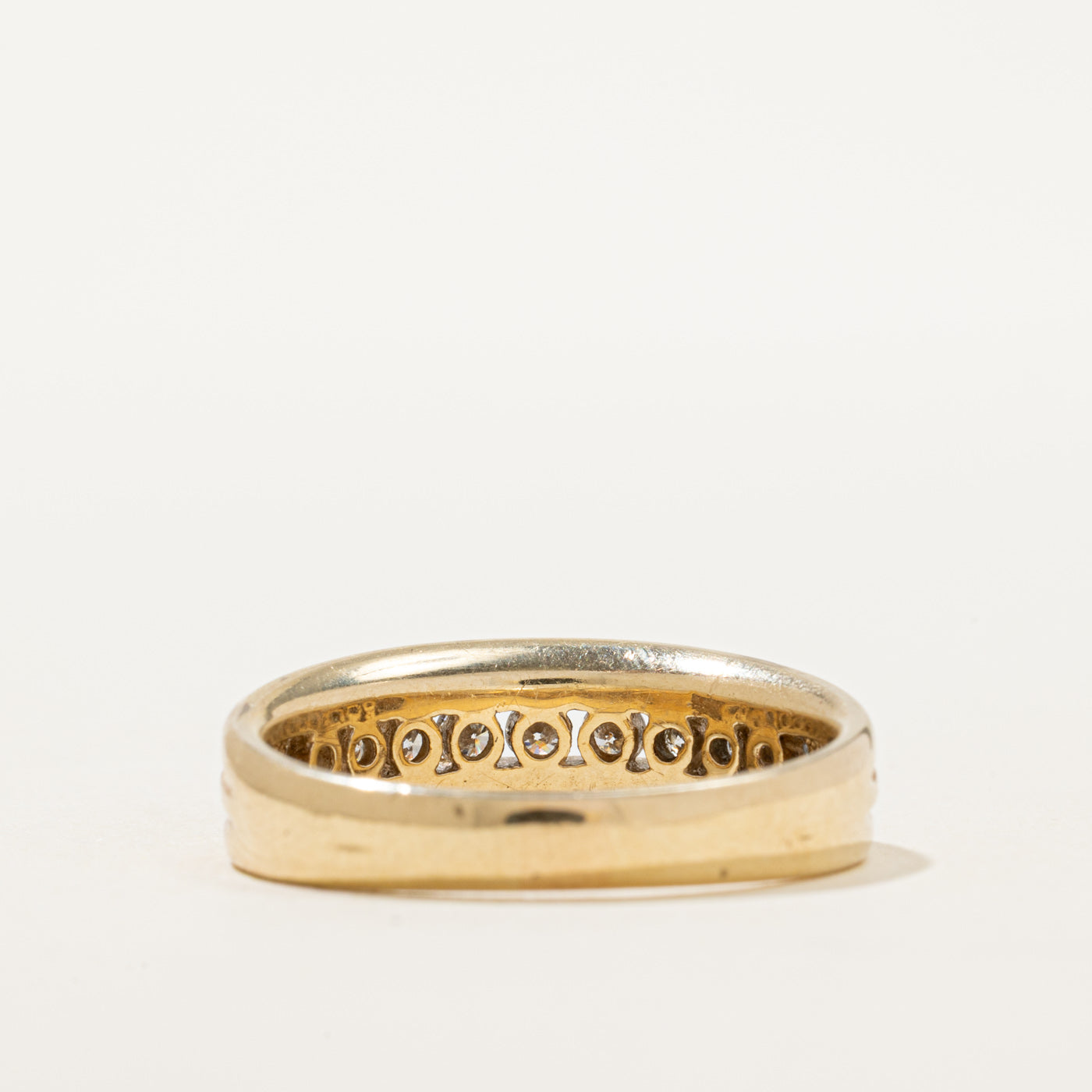 'Ben Moss' 10K Channel Set Diamond Ring | 0.24ctw | SZ 10.75