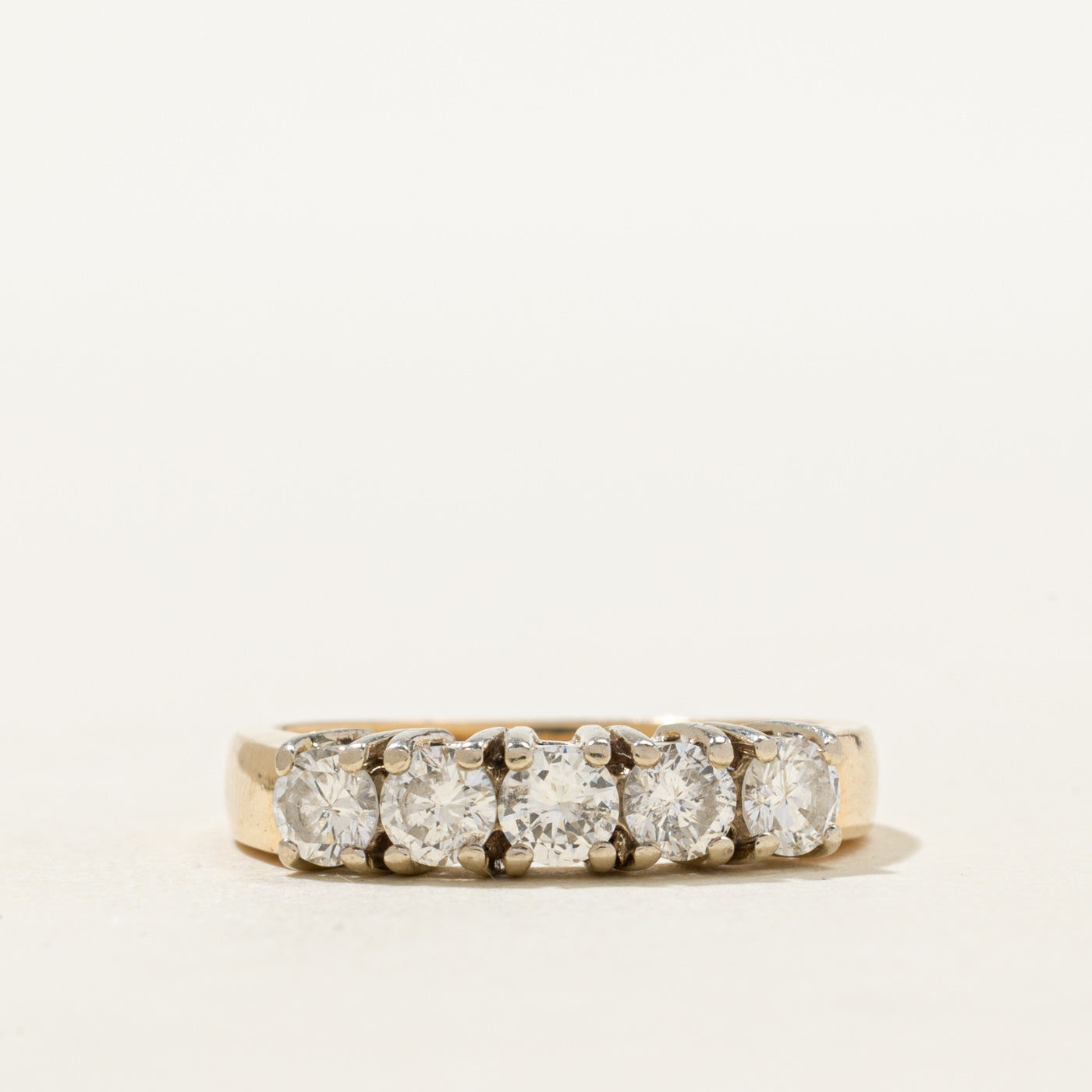 14K Five Stone Diamond Ring | 0.80ctw | SZ 6
