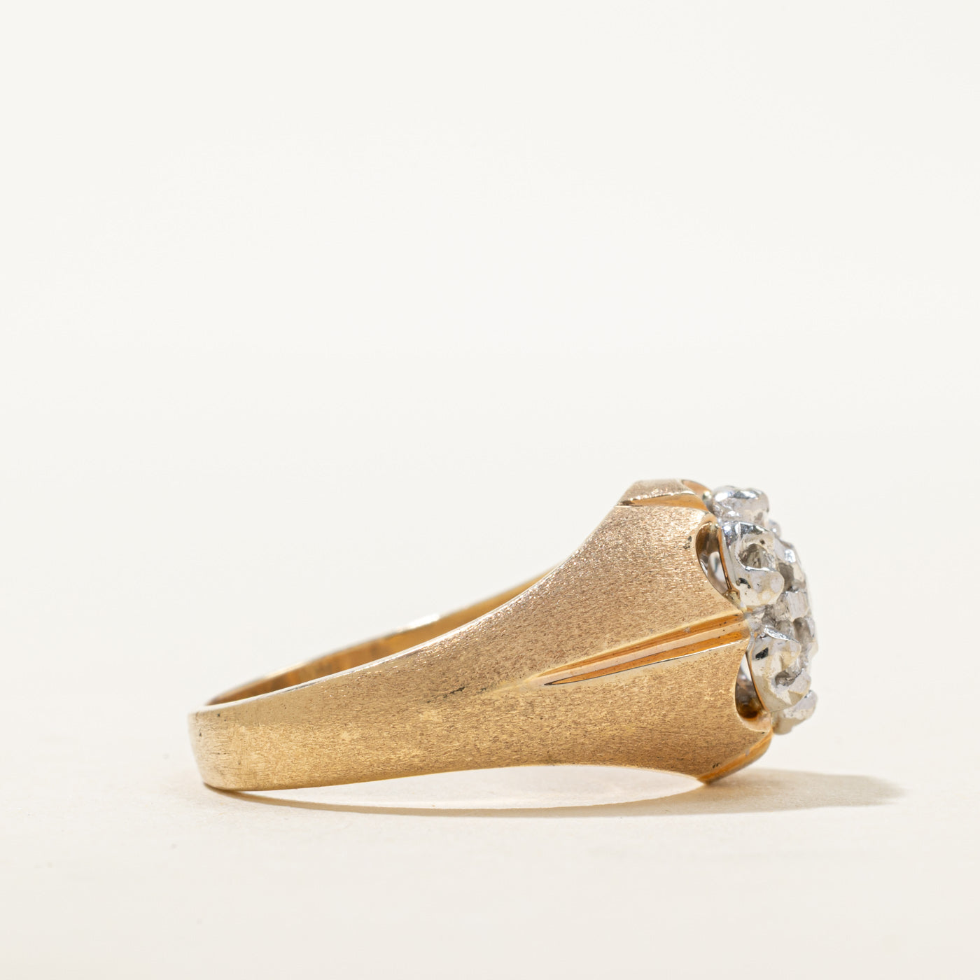 14K Diamond Cluster Dome Ring | 0.54ctw | SZ 10.25