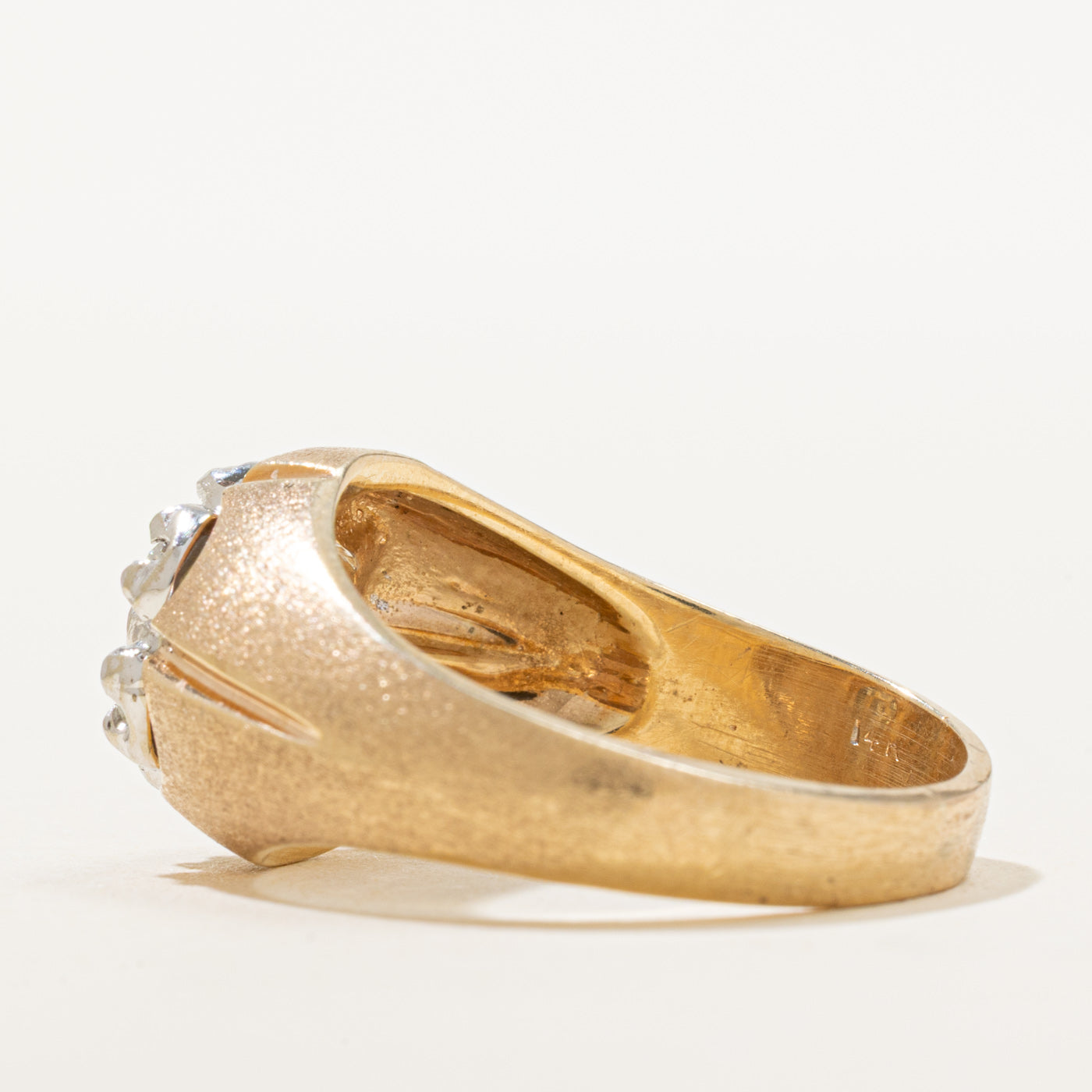 14K Diamond Cluster Dome Ring | 0.54ctw | SZ 10.25