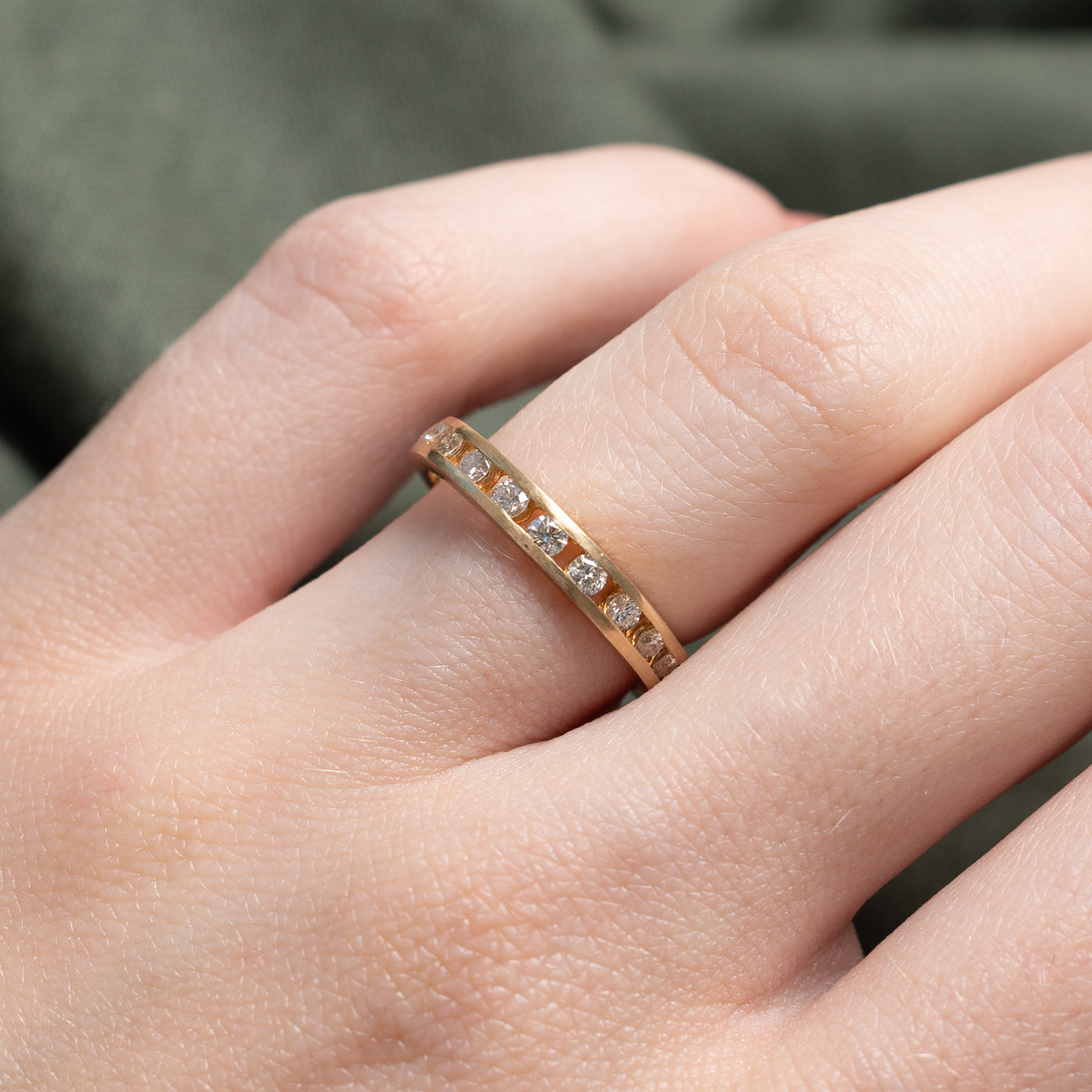 14K Eternity Diamond Band | 0.66ctw | SZ 6.5