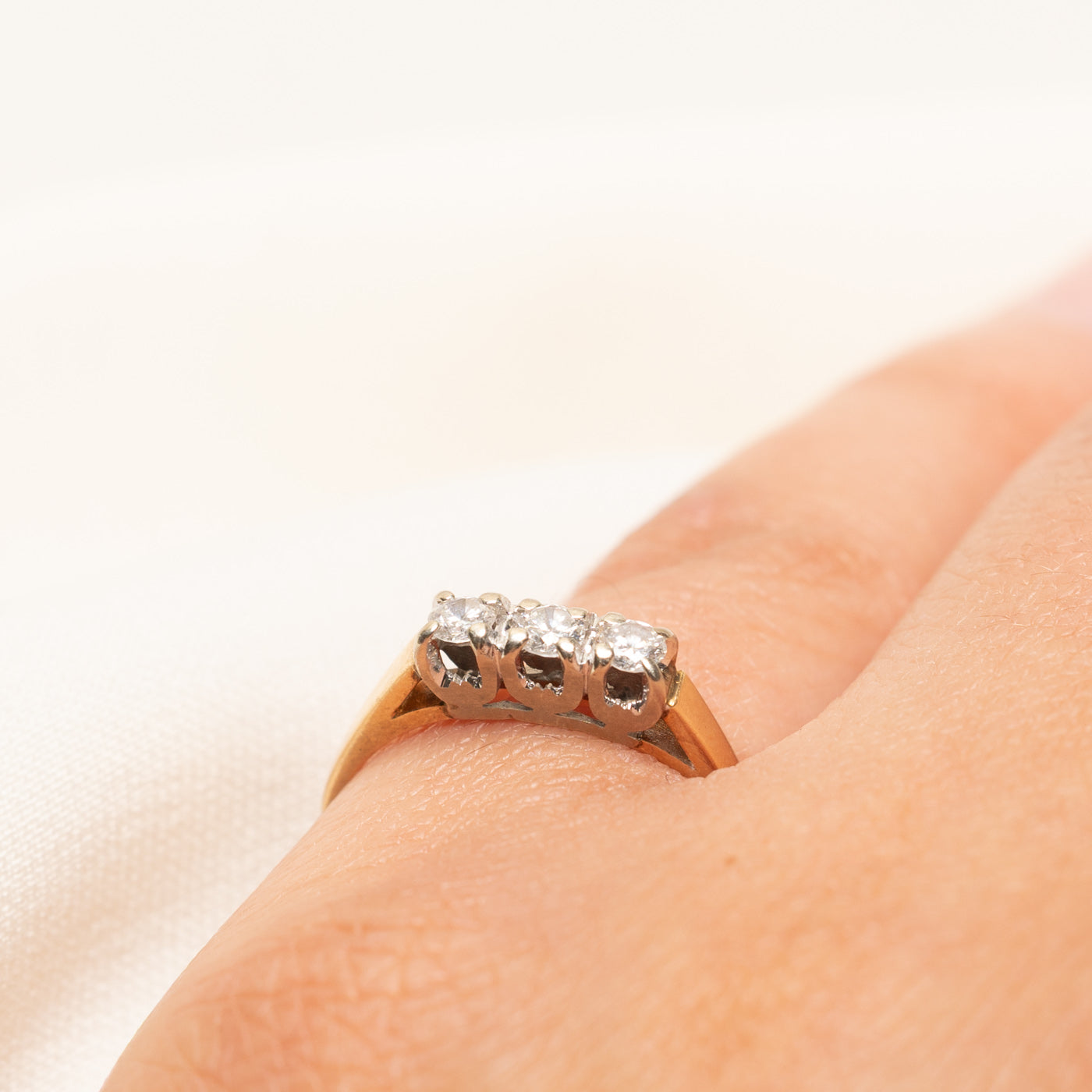 Three Stone Diamond Ring | 0.24ctw | SZ 5.75