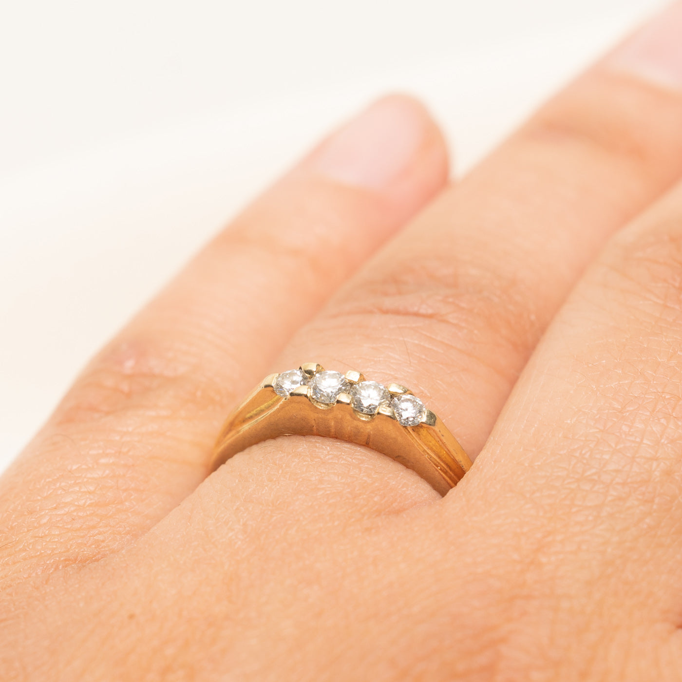 Four Stone Diamond Ring | 0.29ctw | SZ 6.5