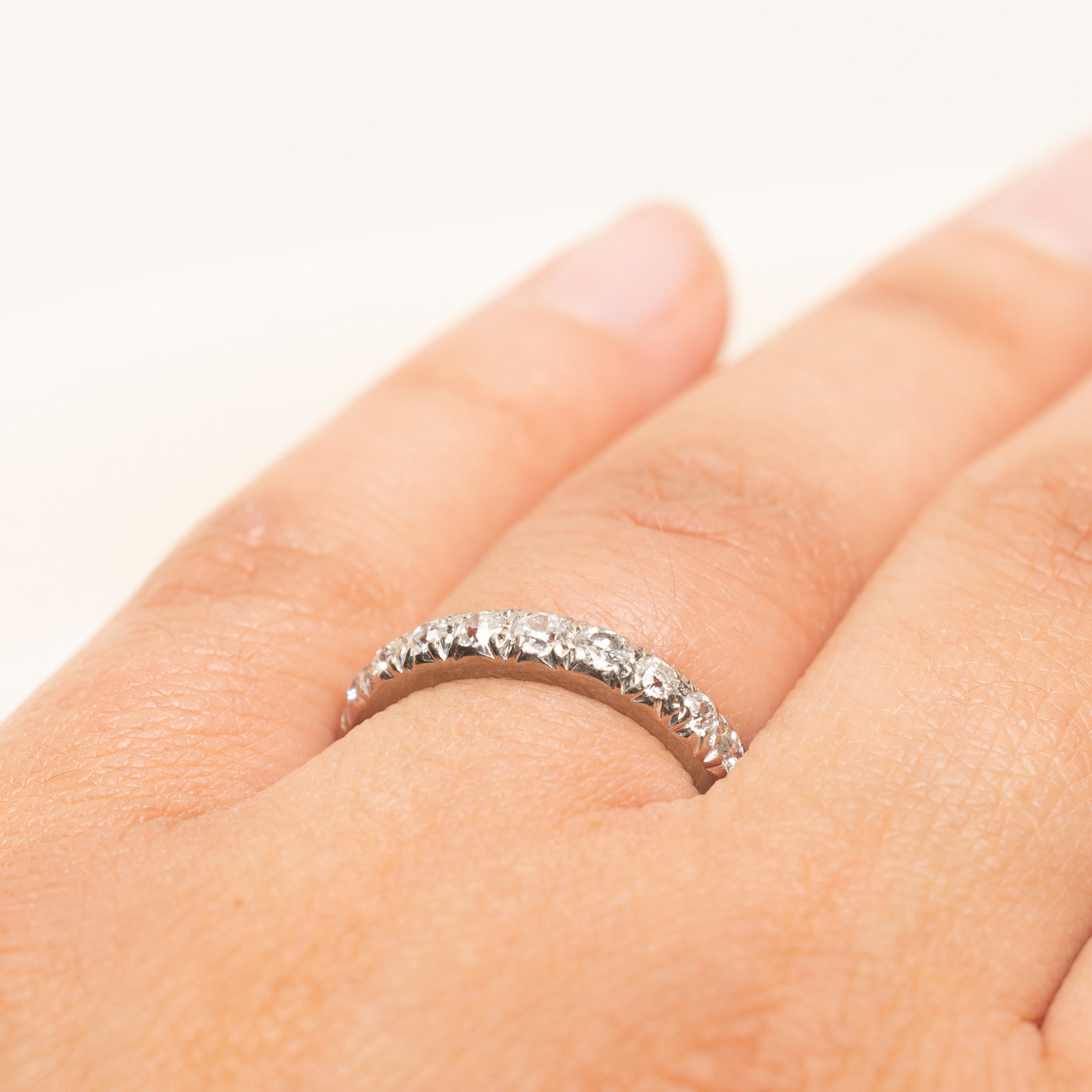 18k Semi-Eternity Diamond Band | 0.90ctw | 3.35mm | SZ 6.5