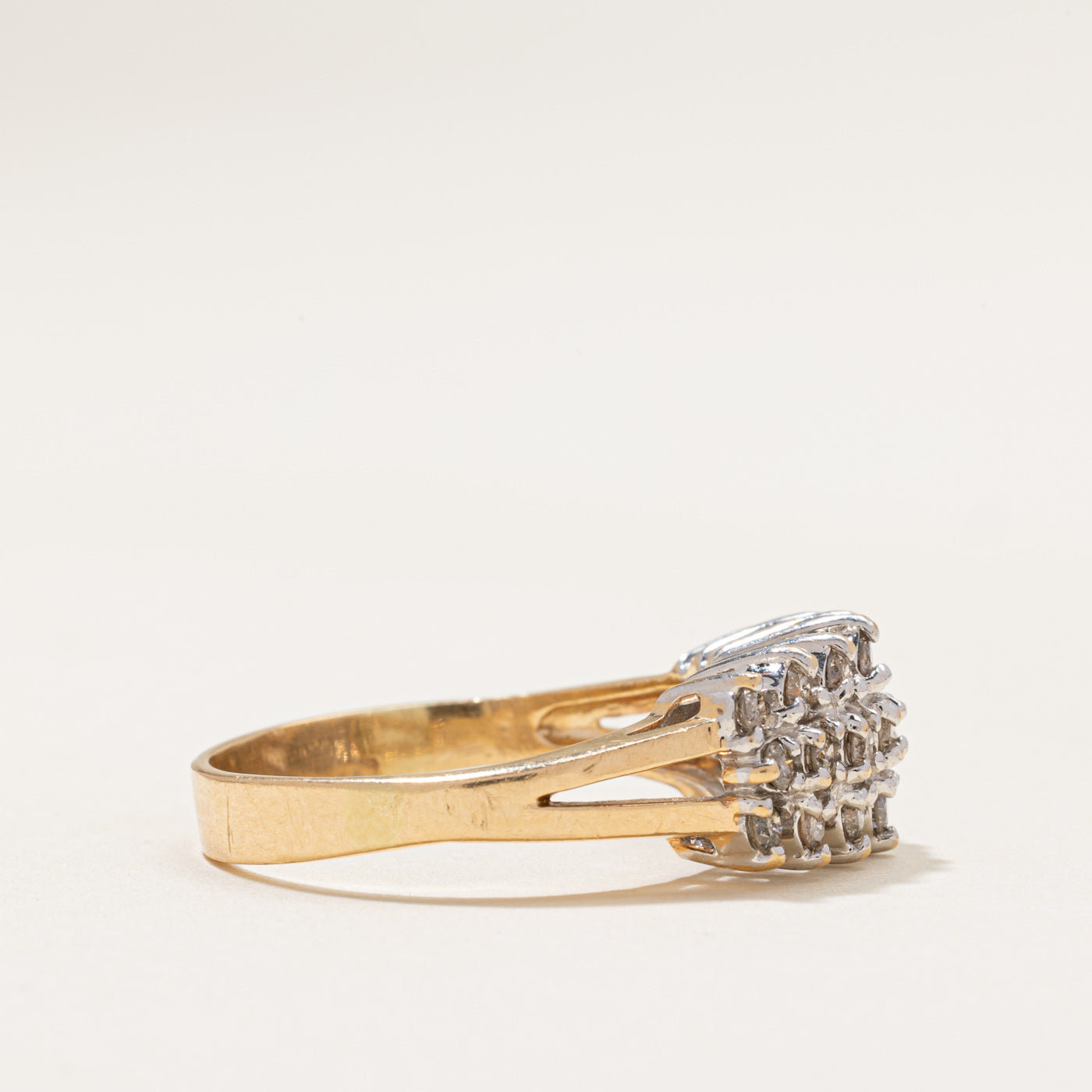 Diamond Cluster Cocktail Ring | 1.15ctw | SZ 11