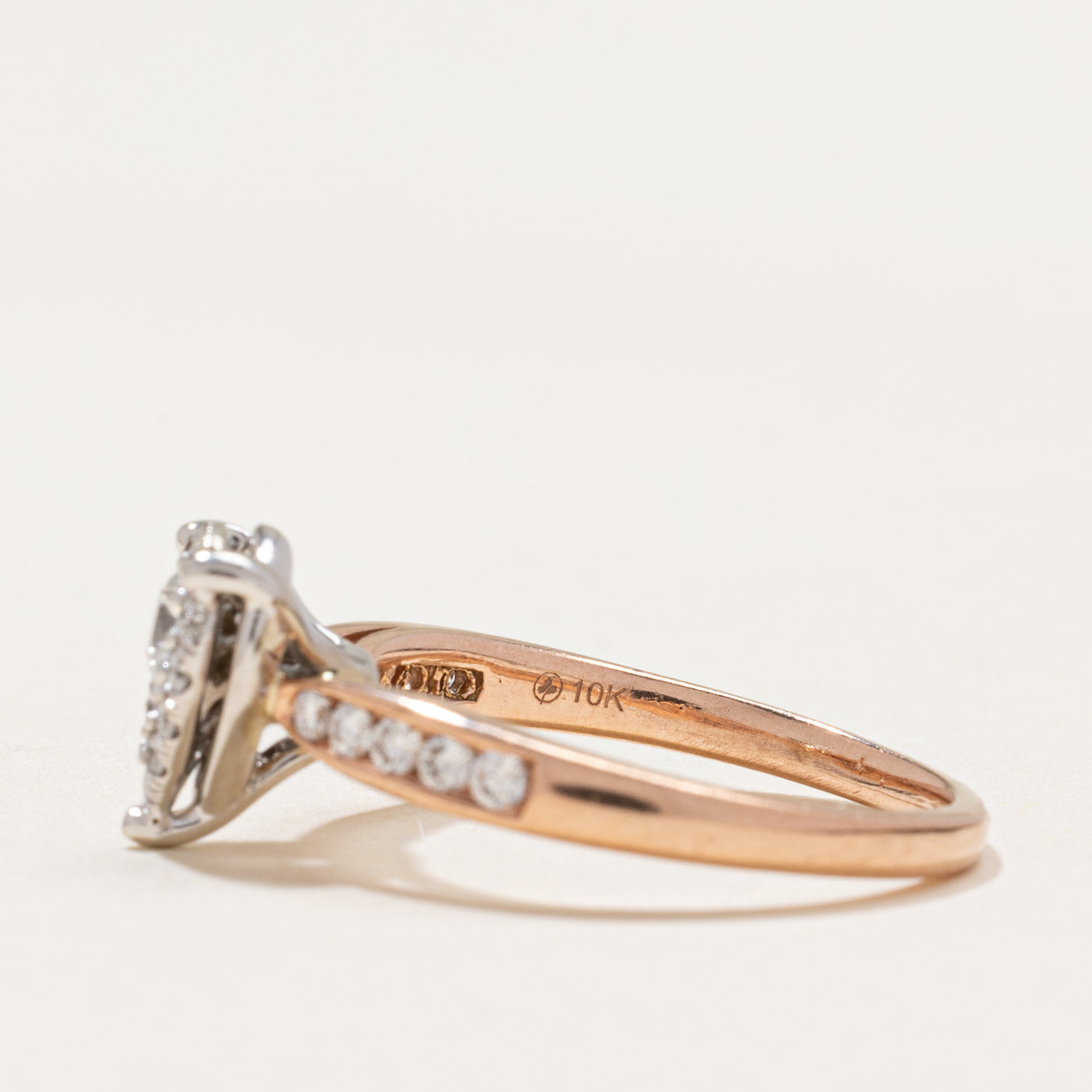 Diamond Pear Shaped Cluster Ring | 0.39ctw | SZ 4.75