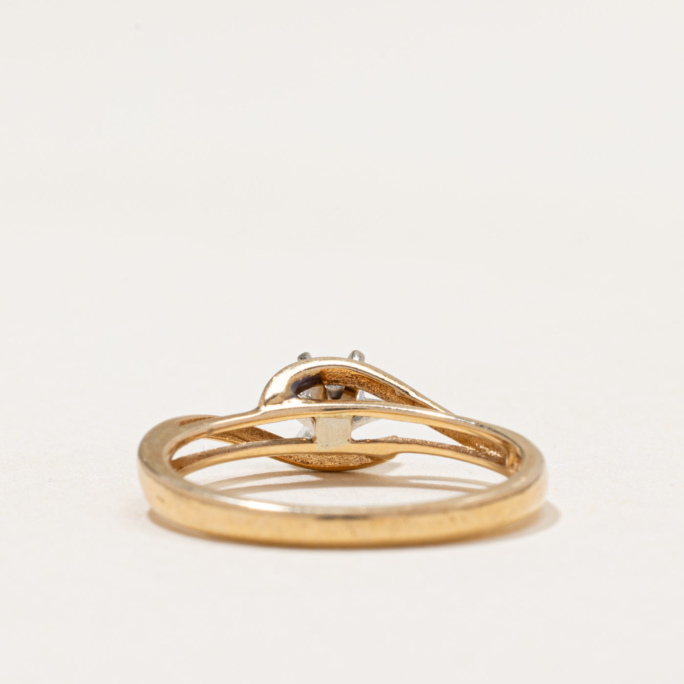 Diamond Petite Bypass Ring | 0.16ct | SZ 6