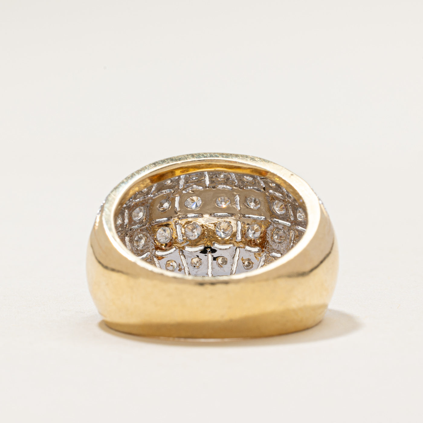 Diamond Cluster Dome Ring | 0.85ctw | SZ 6.5