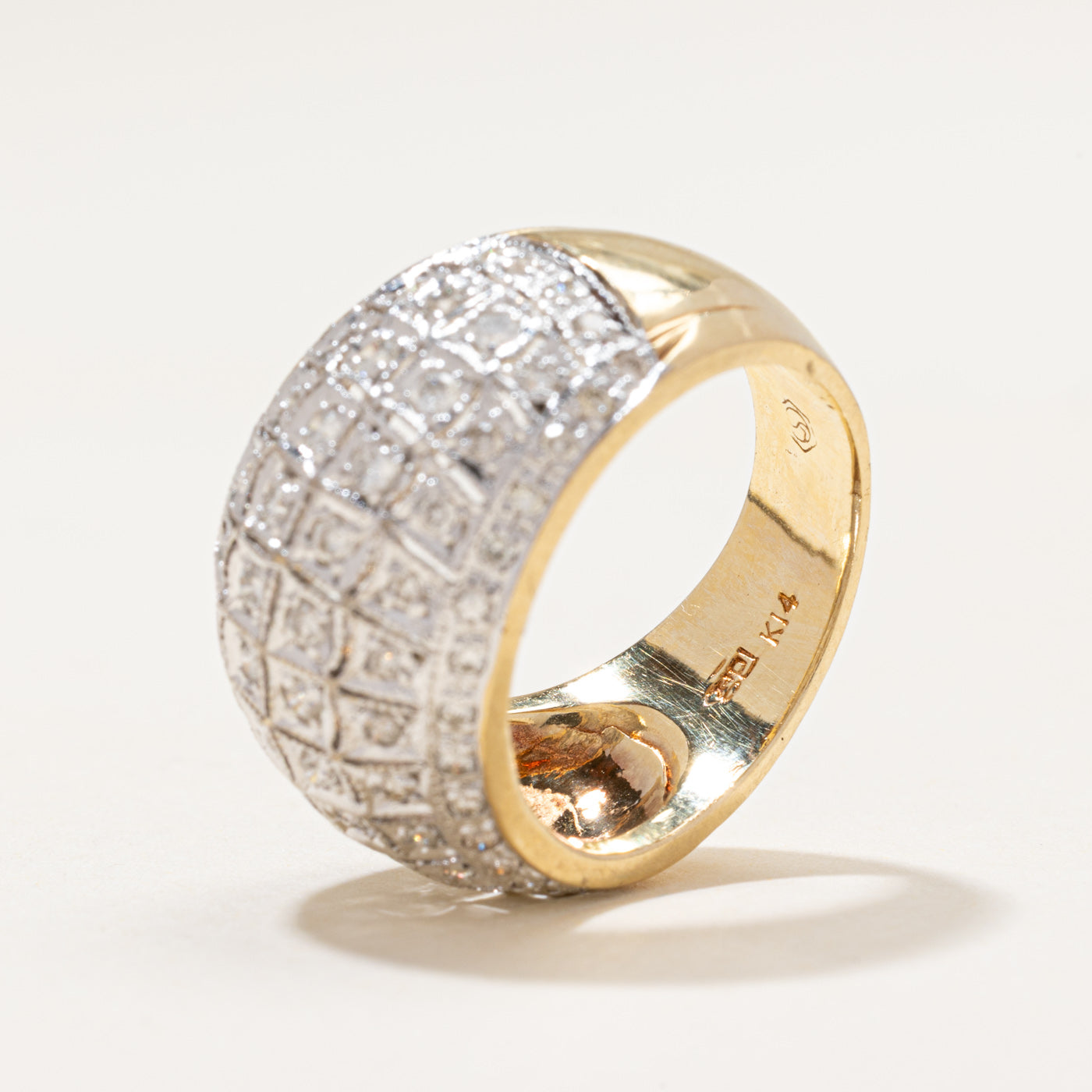 Diamond Cluster Dome Ring | 0.85ctw | SZ 6.5