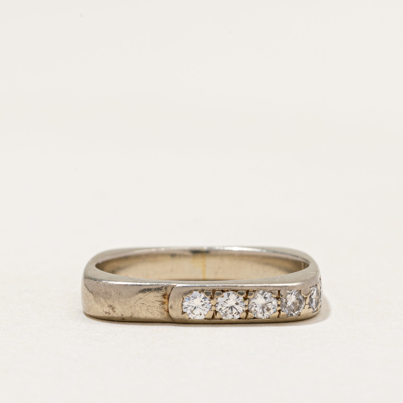 Soft Square Diamond Ring | 0.27ctw | SZ 5.5