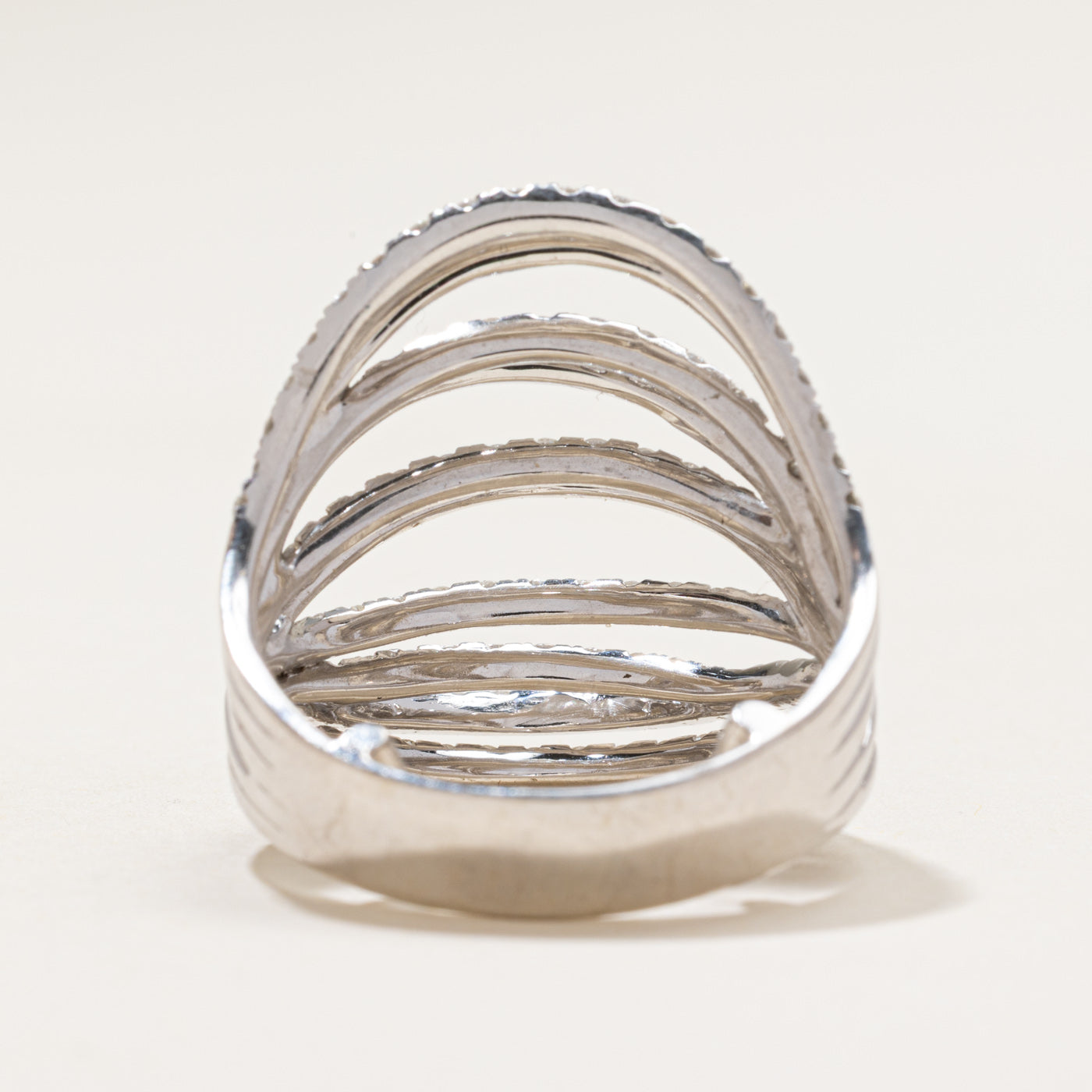 14k Diamond Layers Cocktail Ring | 2.90ctw | SZ 9.25