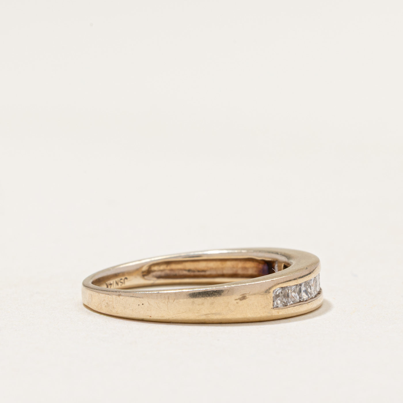 Semi Eternity Princess Cut Diamond Ring | 0.30ctw | SZ 5.25