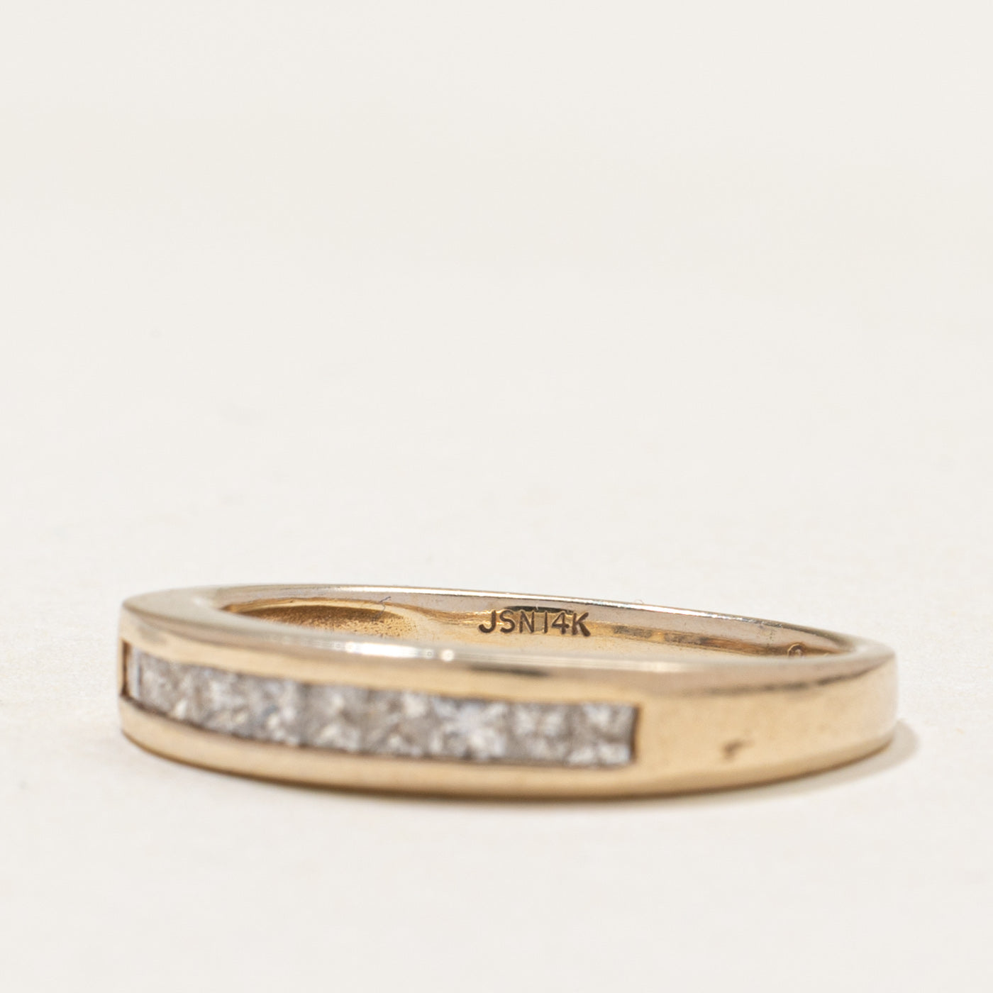 Semi Eternity Princess Cut Diamond Ring | 0.30ctw | SZ 5.25