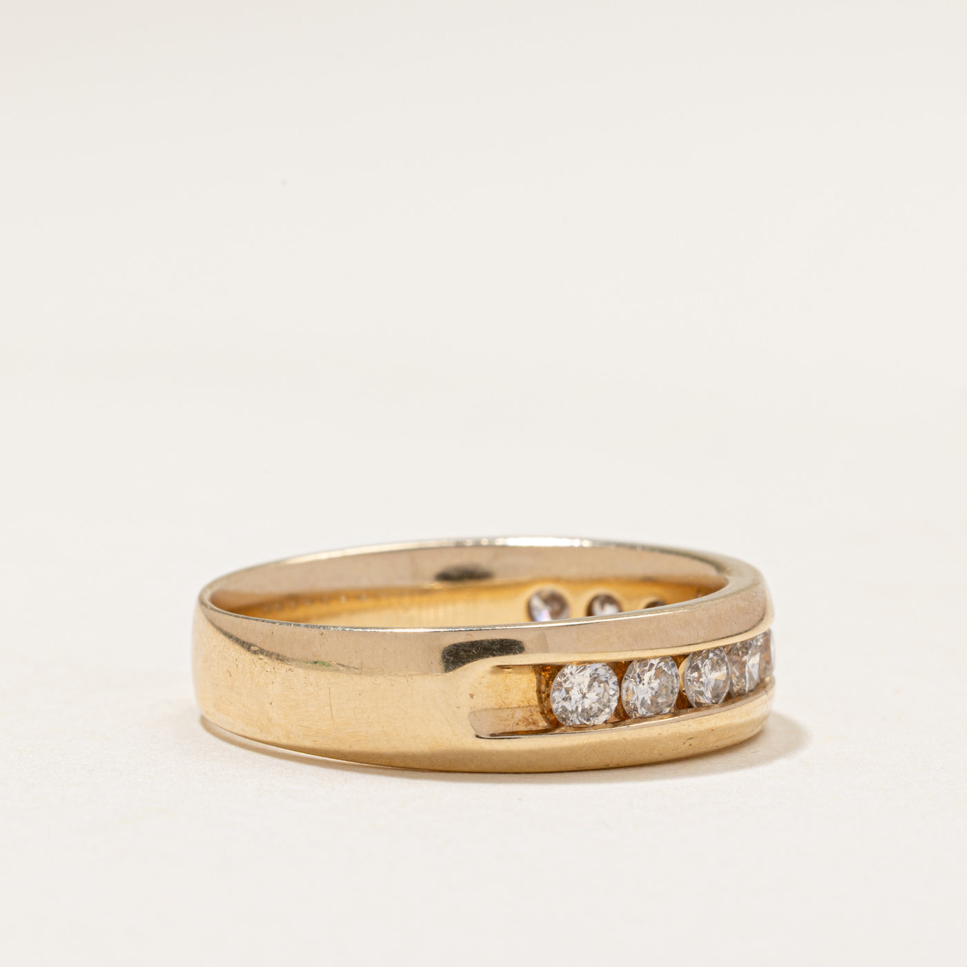 Semi Eternity Channel Set Diamond Band | 1.10ctw | SZ 10.75