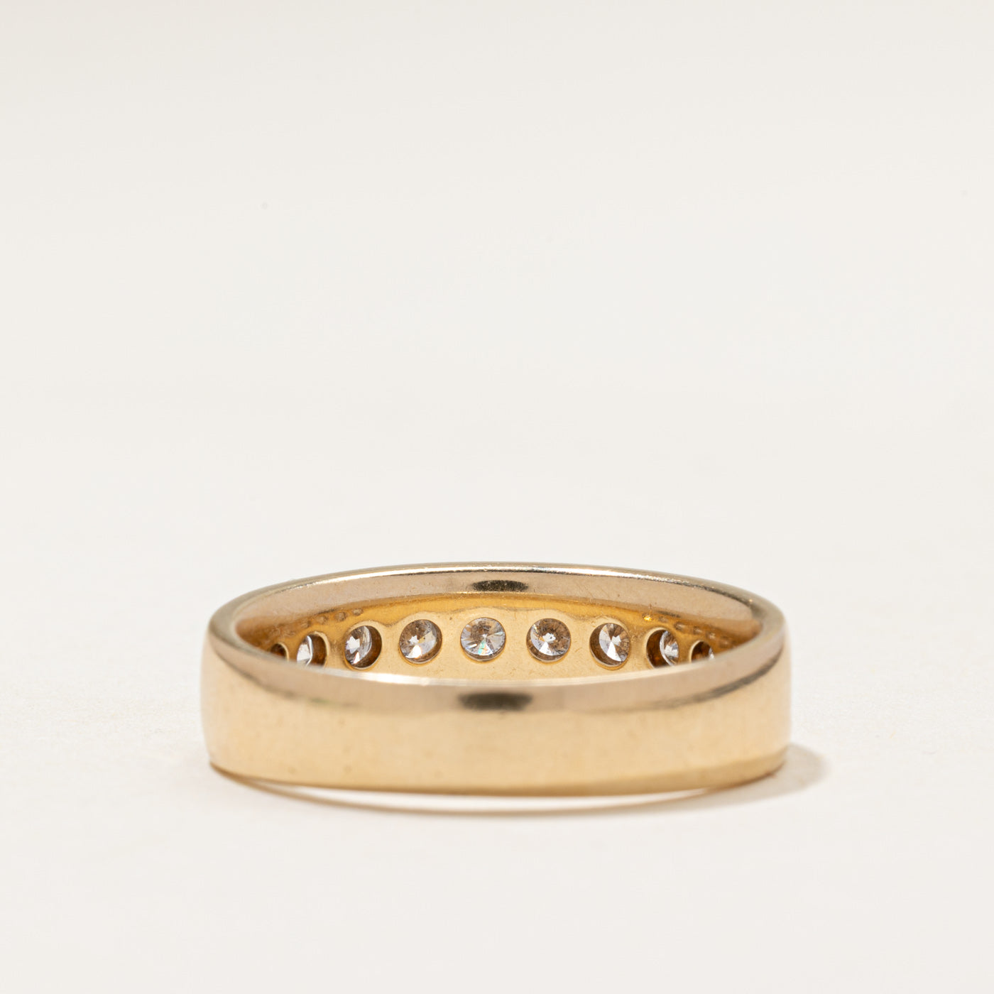 Semi Eternity Channel Set Diamond Band | 1.10ctw | SZ 10.75