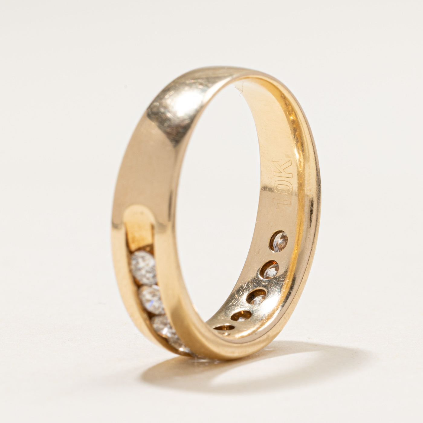 Semi Eternity Channel Set Diamond Band | 1.10ctw | SZ 10.75