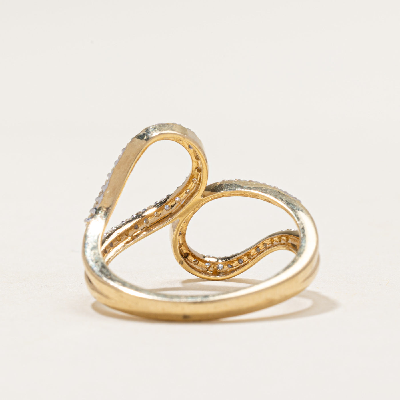 10k Diamond Open Cocktail Ring | 0.25ctw | SZ 7