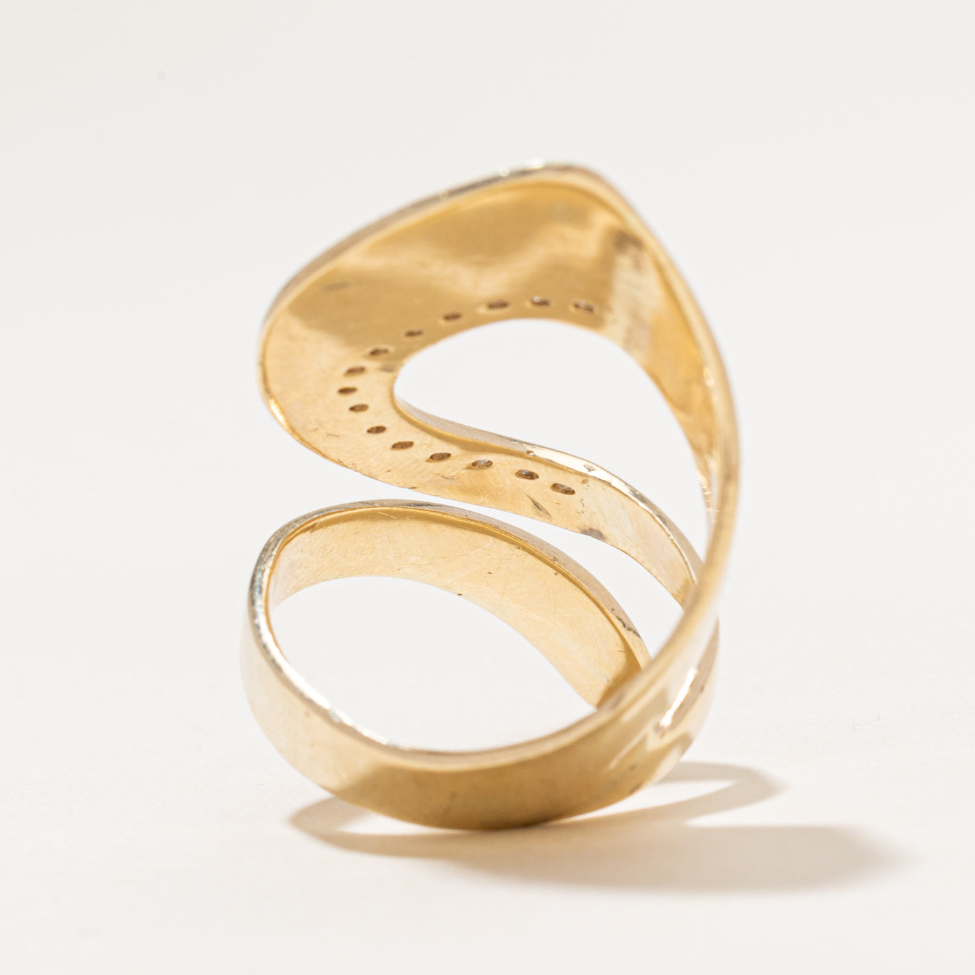 10k Diamond Abstract Cocktail Ring | 0.25ctw | SZ 6