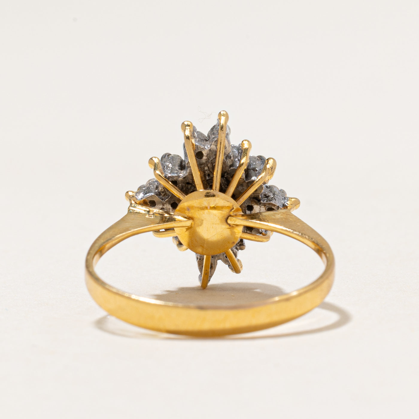 Diamond Snowflake Cluster Ring | 0.37ctw | SZ 7.25