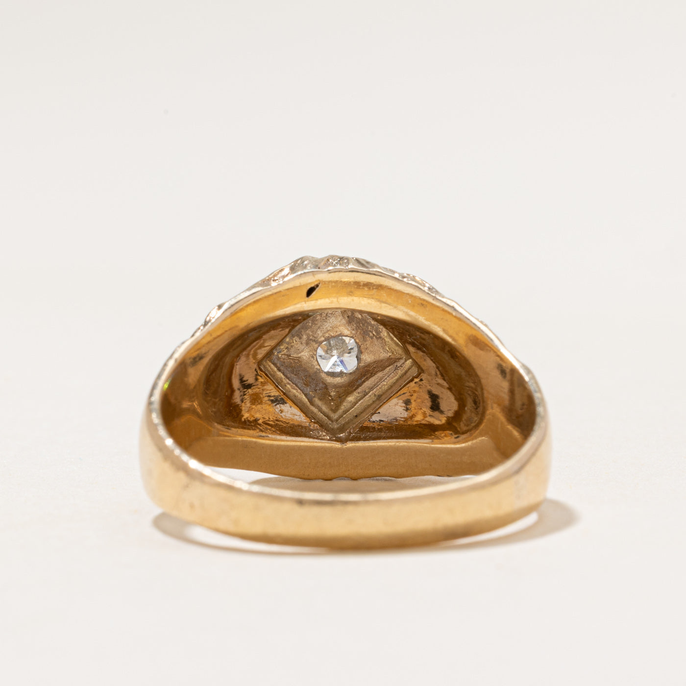Diamond Textured Cocktail Ring | 0.30ct | SZ 12.25