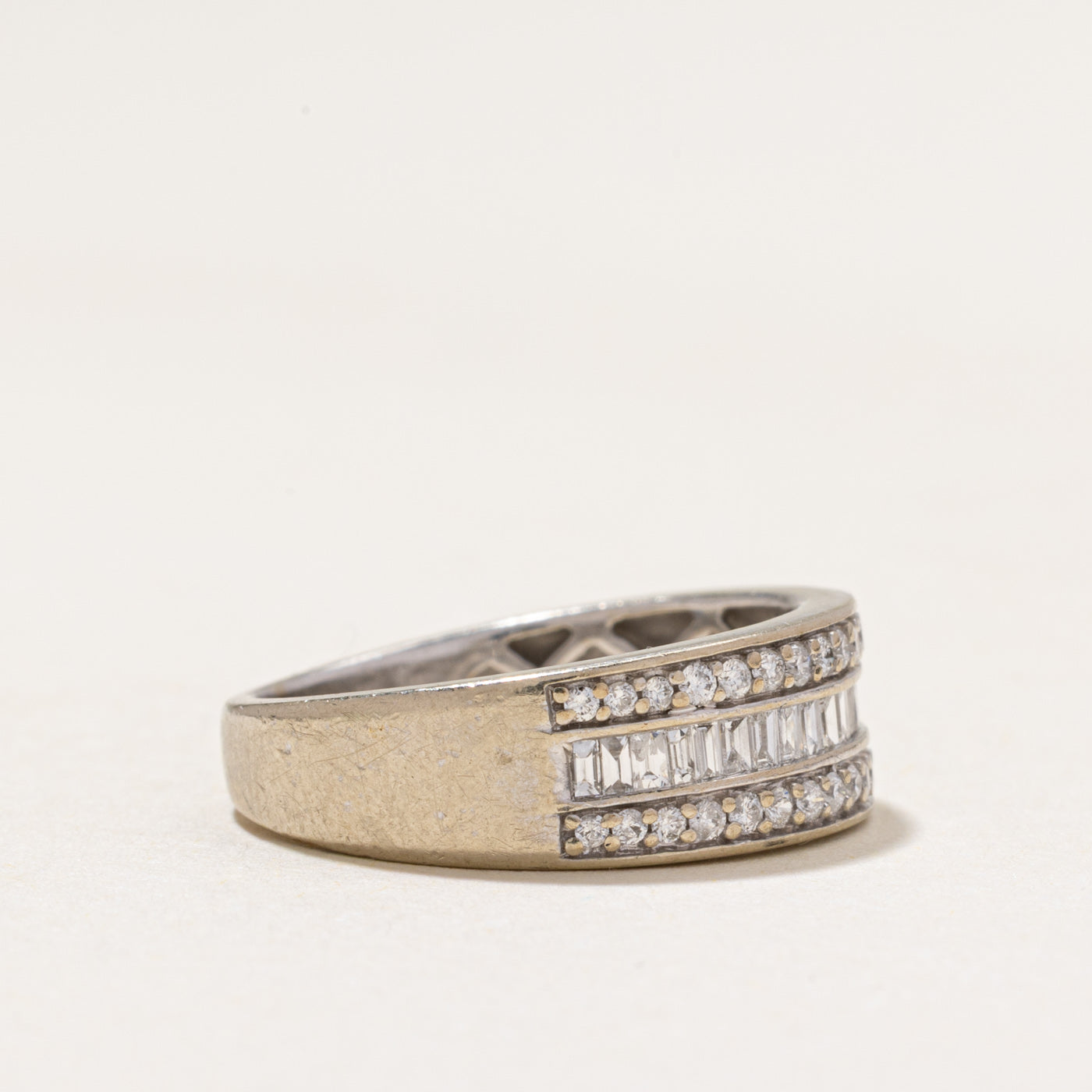Multi Row Diamond Ring | 0.66ctw | SZ 5.5