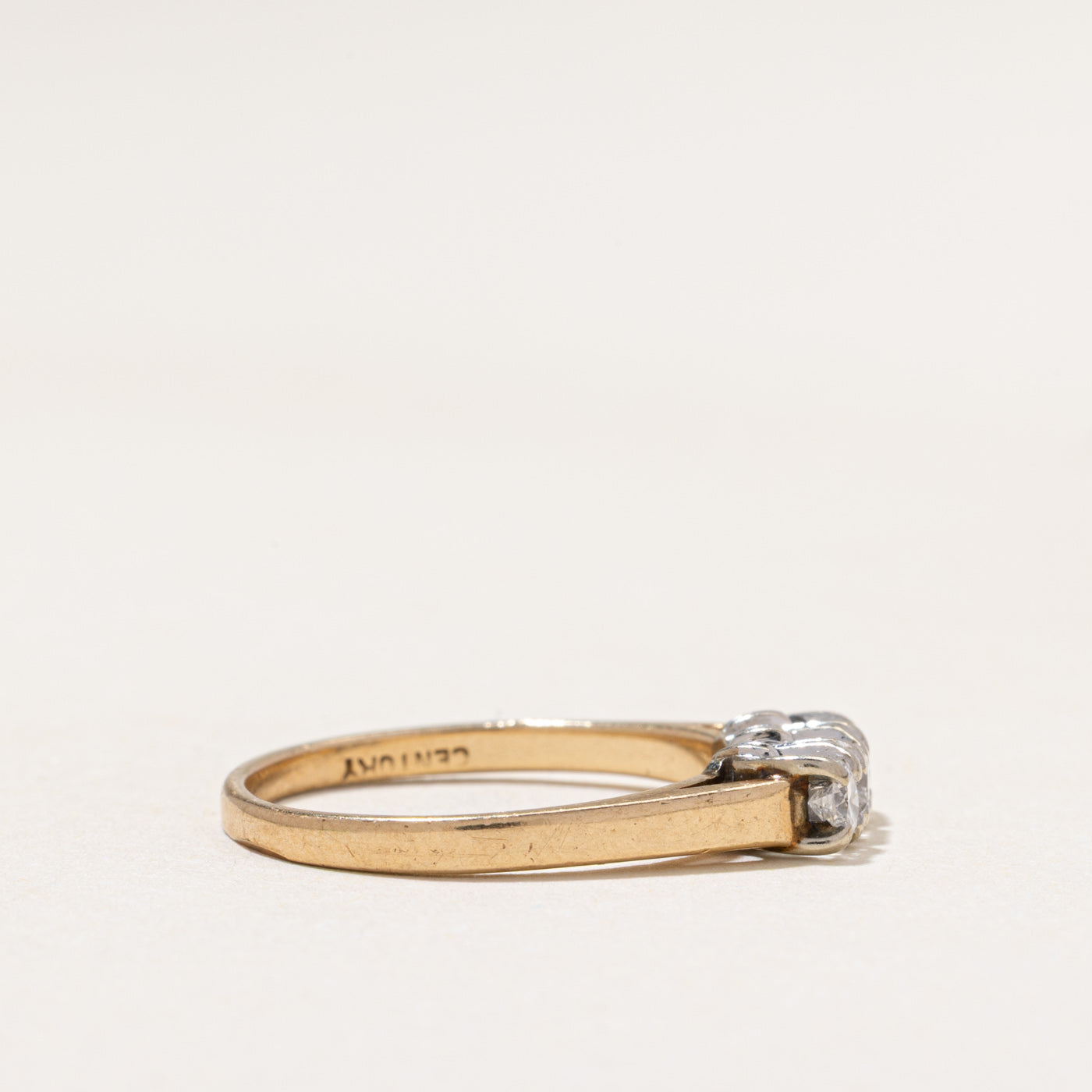 Three Stone Diamond Ring | 0.24ctw | SZ 5.75