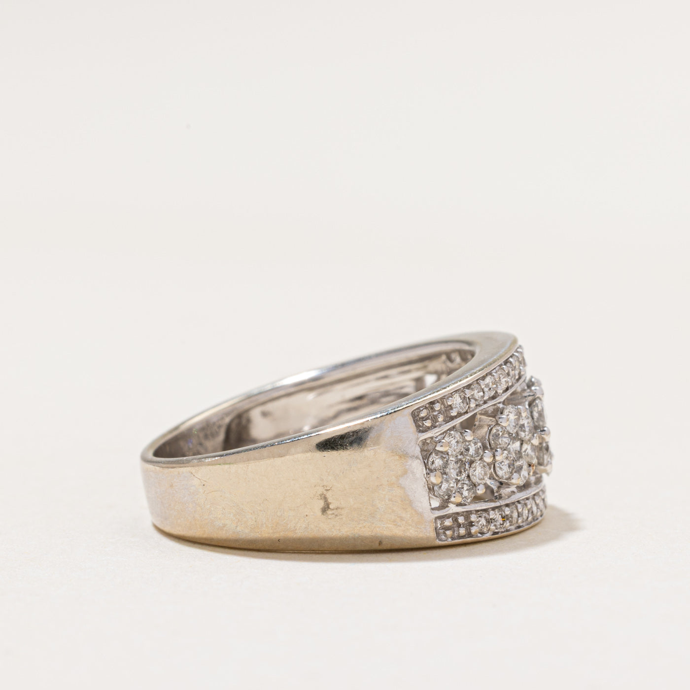 Multi Diamond Cluster Ring | 0.97ctw | SZ 7