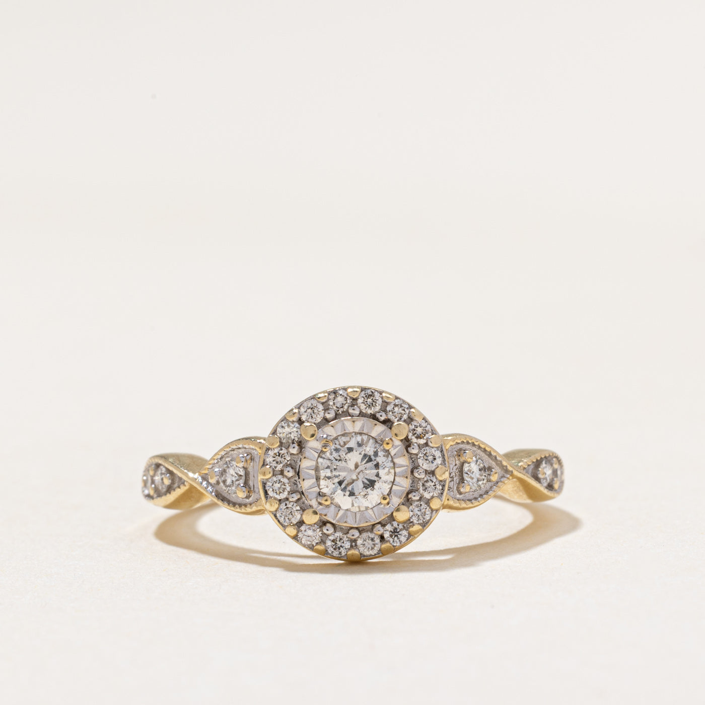 Illusion Set Diamond Halo Ring | 0.45ctw | SZ 6.25