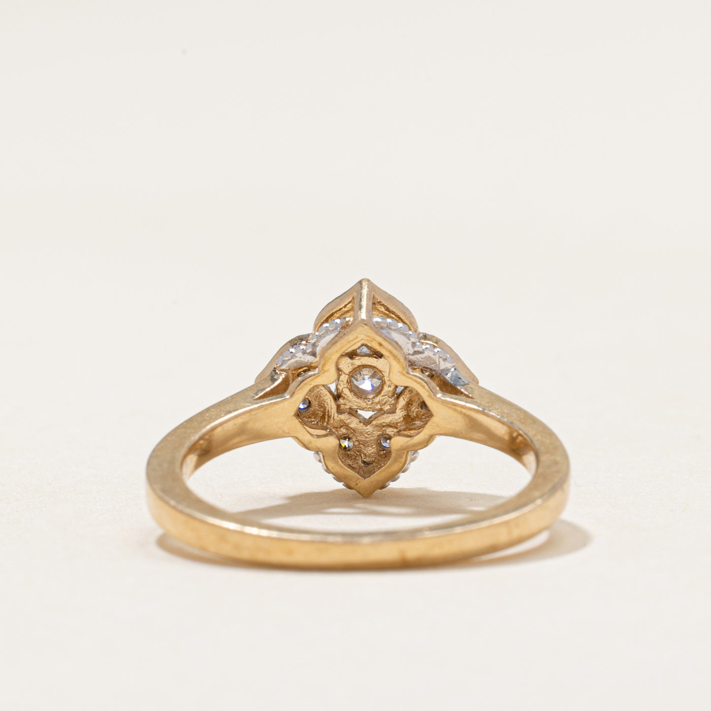 10k Diamond Cluster Ring | 0.18ctw | SZ 6.25