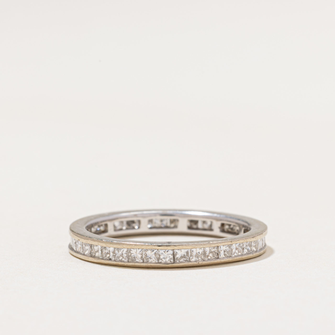 Eternity Princess Cut Diamond Band | 1.00ctw | 2.55mm | SZ 7.5
