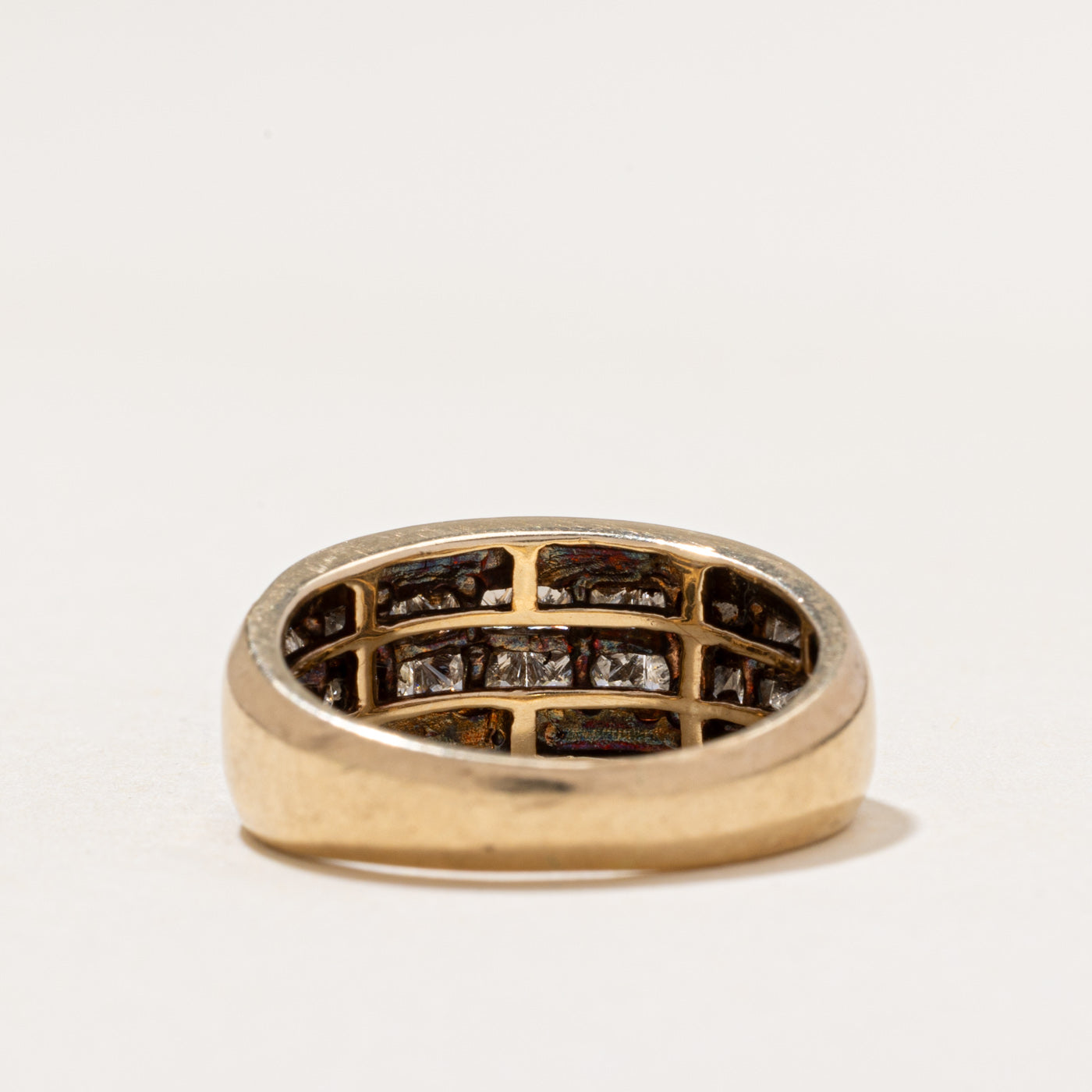 Multi Row Semi Eternity Diamond Ring | 1.17ctw | SZ 5.5