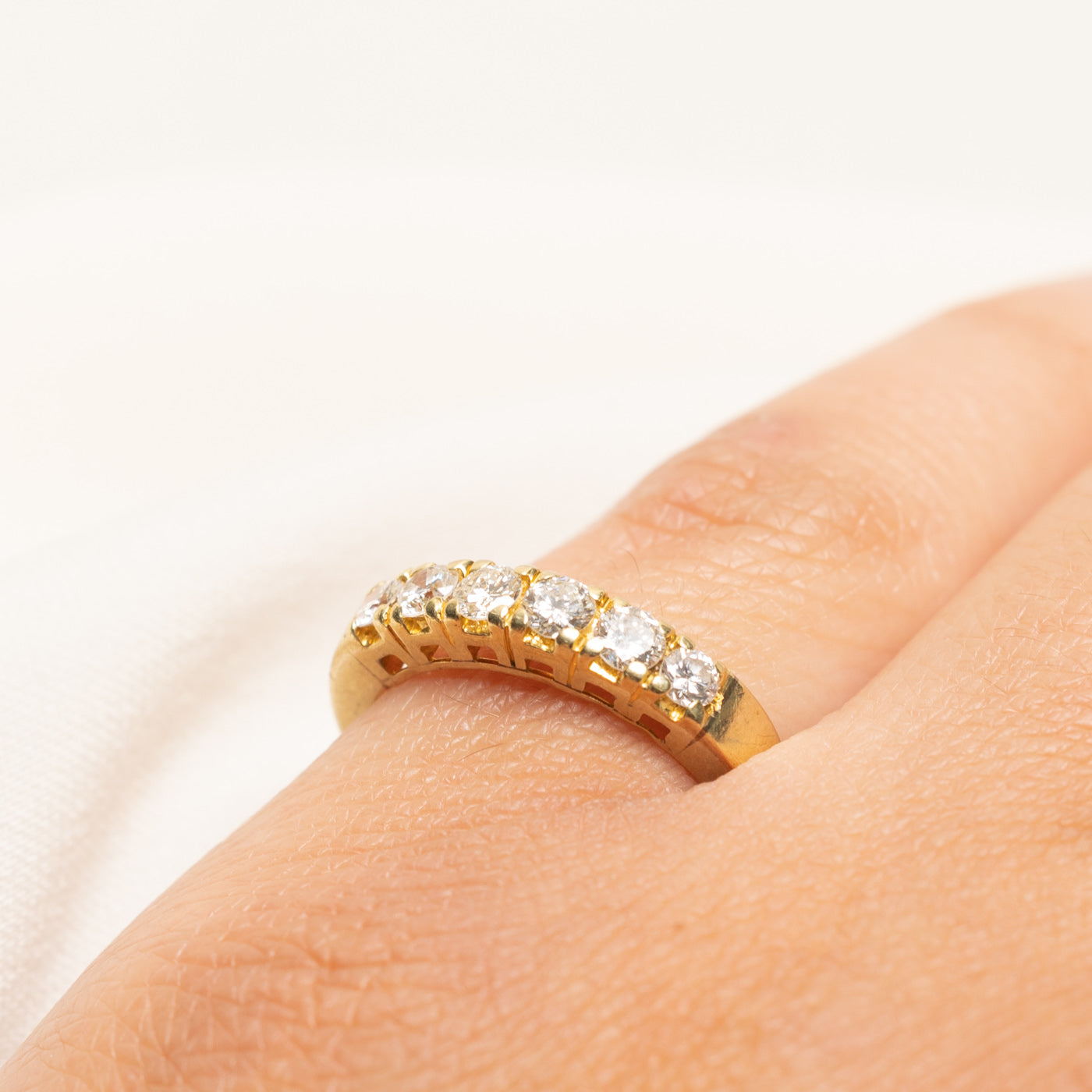14k Six Stone Diamond Band | 0.70ctw | SZ 5.75