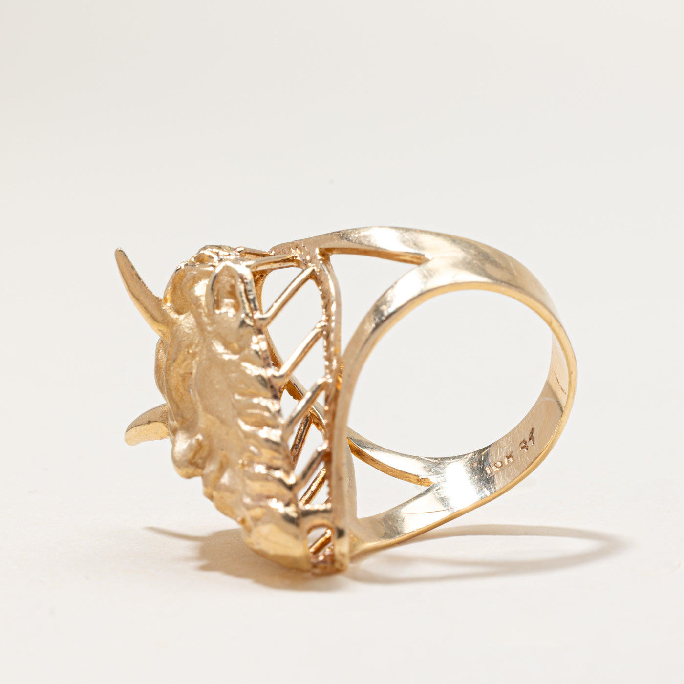 Diamond Devil Statement Ring | 0.006ctw | SZ 8.75