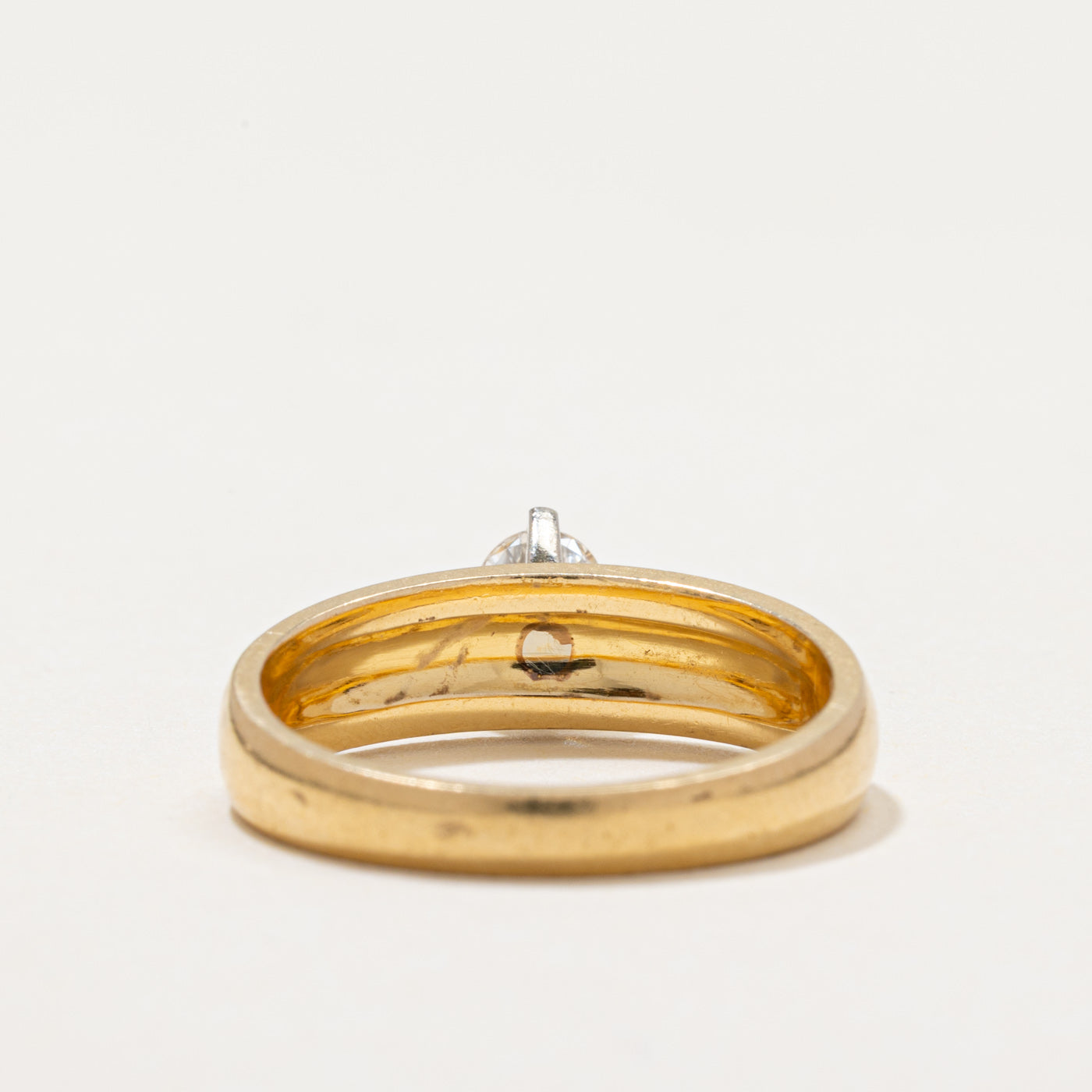 'Birks' 18k High Set Solitaire Diamond Ring | 0.25ct | SZ 6.25