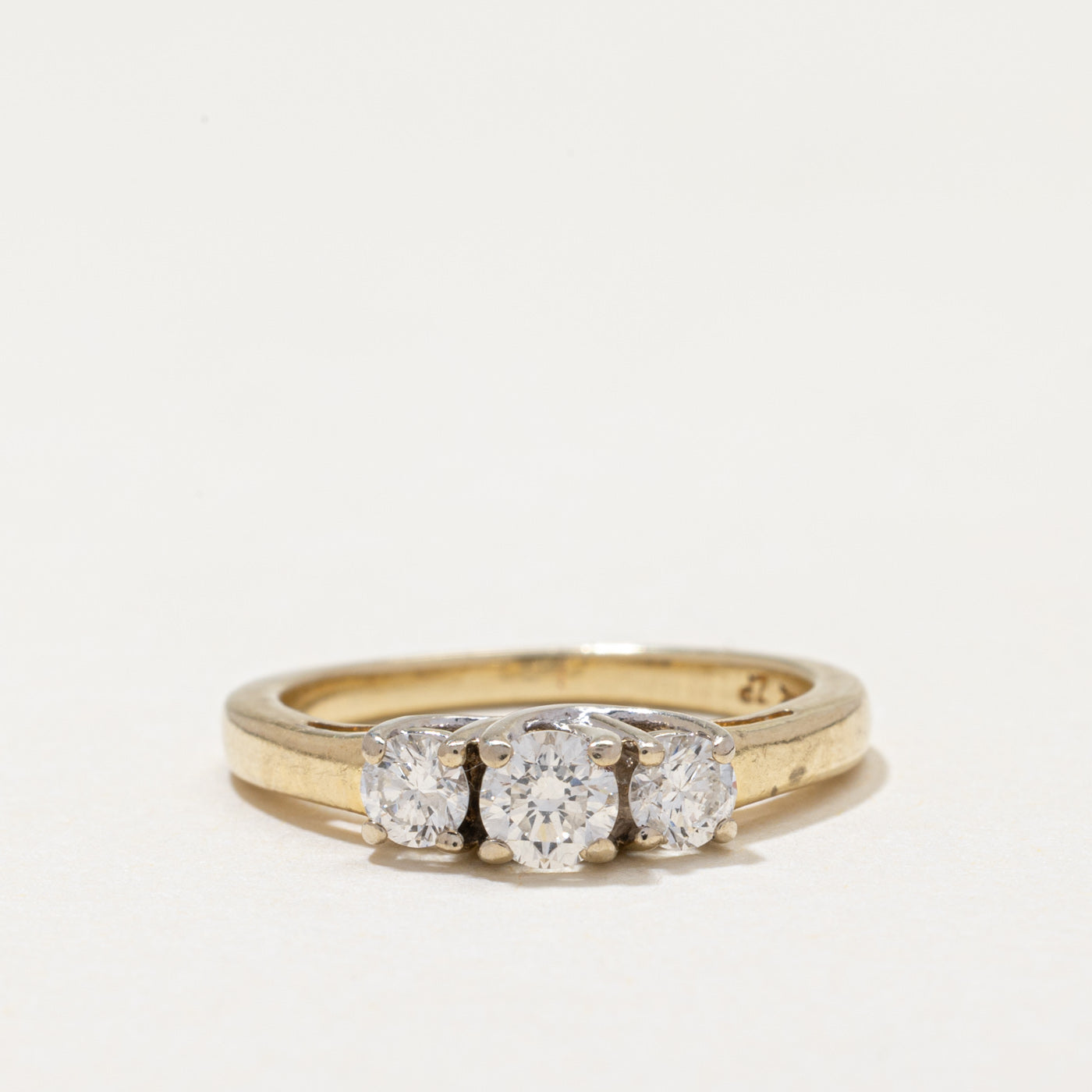 Three Stone Diamond Ring | 0.53ctw | SZ 5