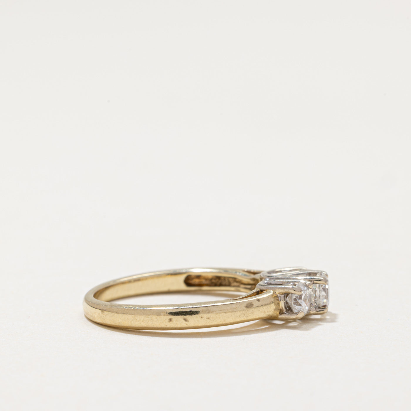 Three Stone Diamond Ring | 0.53ctw | SZ 5