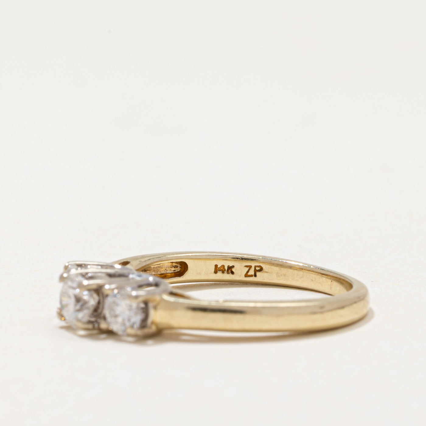 Three Stone Diamond Ring | 0.53ctw | SZ 5
