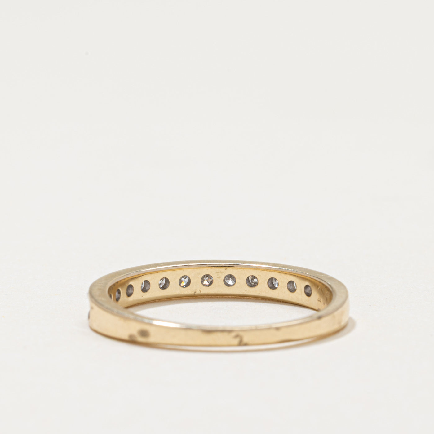 Channel Set Semi Eternity Diamond Band | 0.24ctw | SZ 7.25
