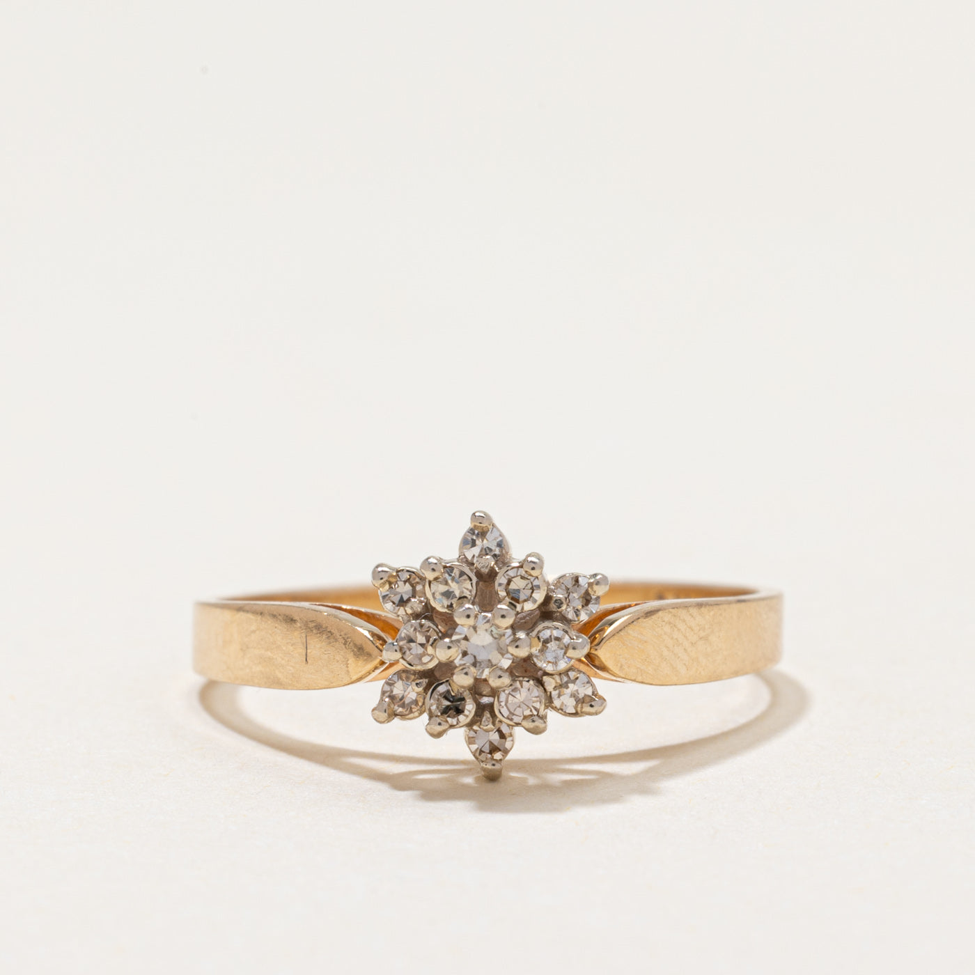 Diamond Cluster Ring | 0.16ctw | SZ 7.25